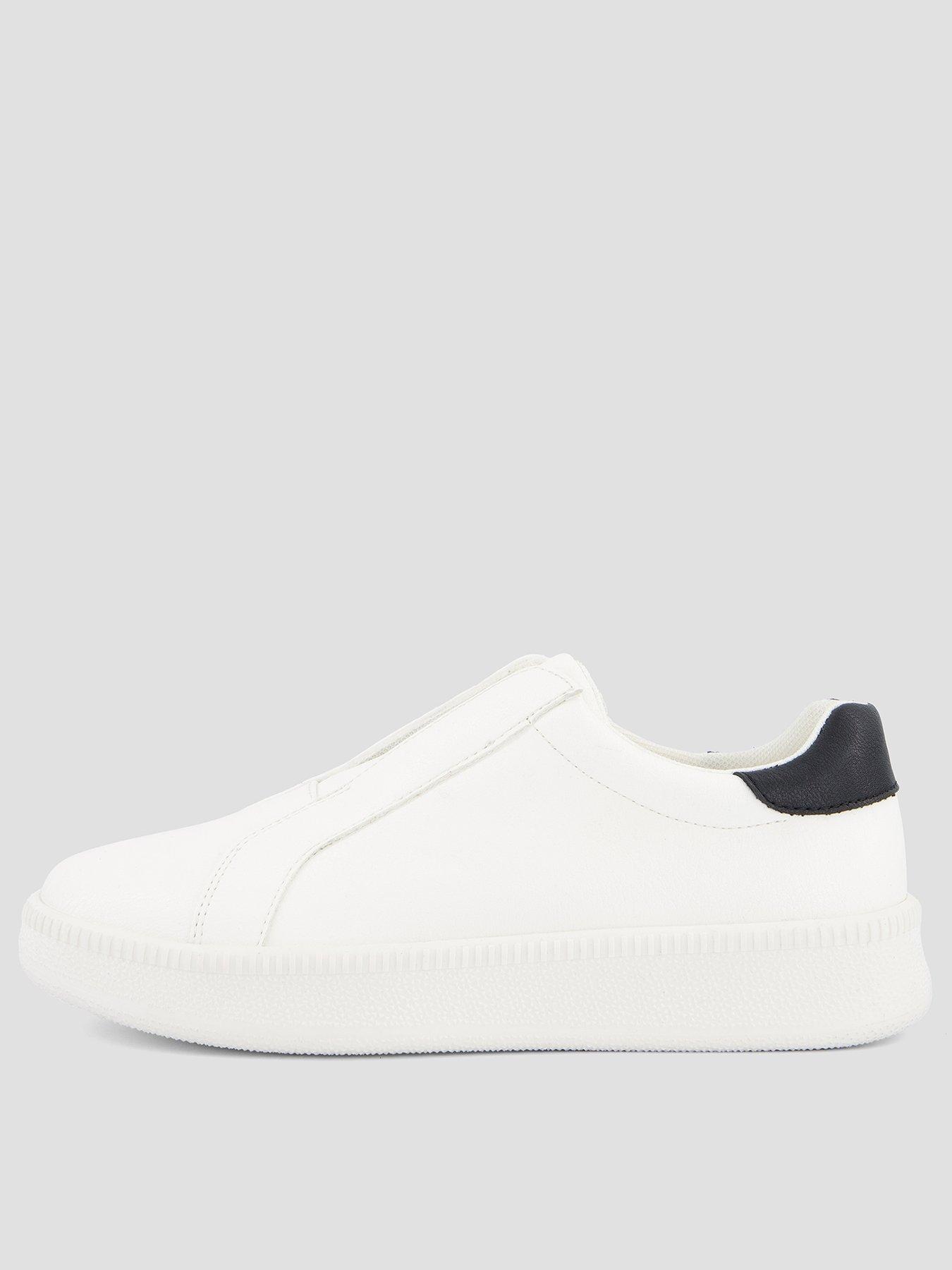 The Very Collection Extra Wide Fit Laceless Trainer - White