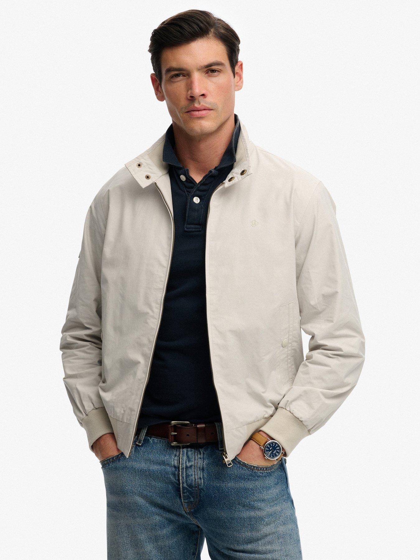 Superdry Grey Classic Jacket Harrington - Image 3