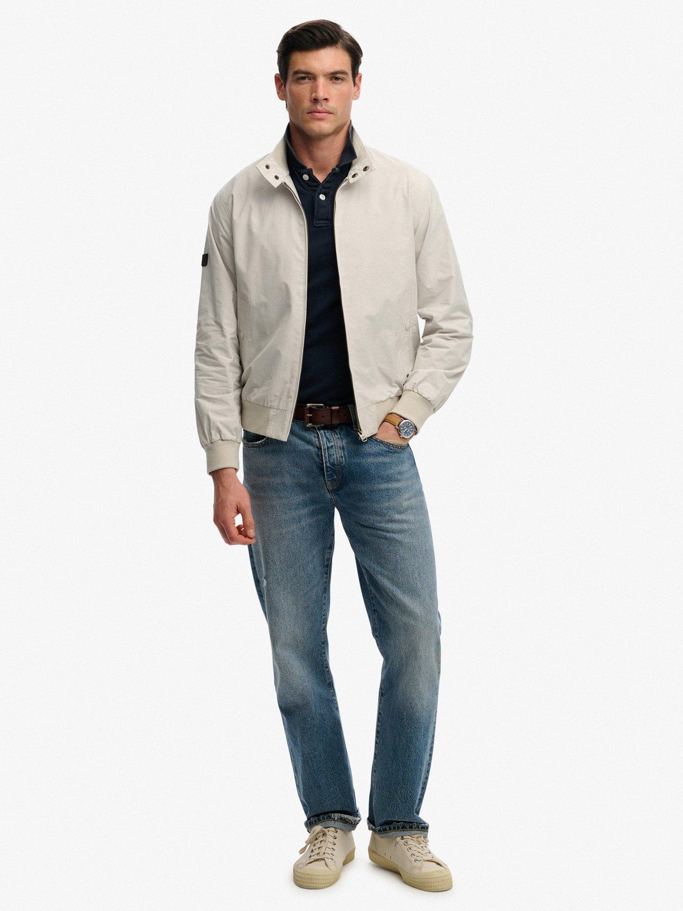 Image 3 of 6 of Superdry Classic Harrington Jacket - Grey