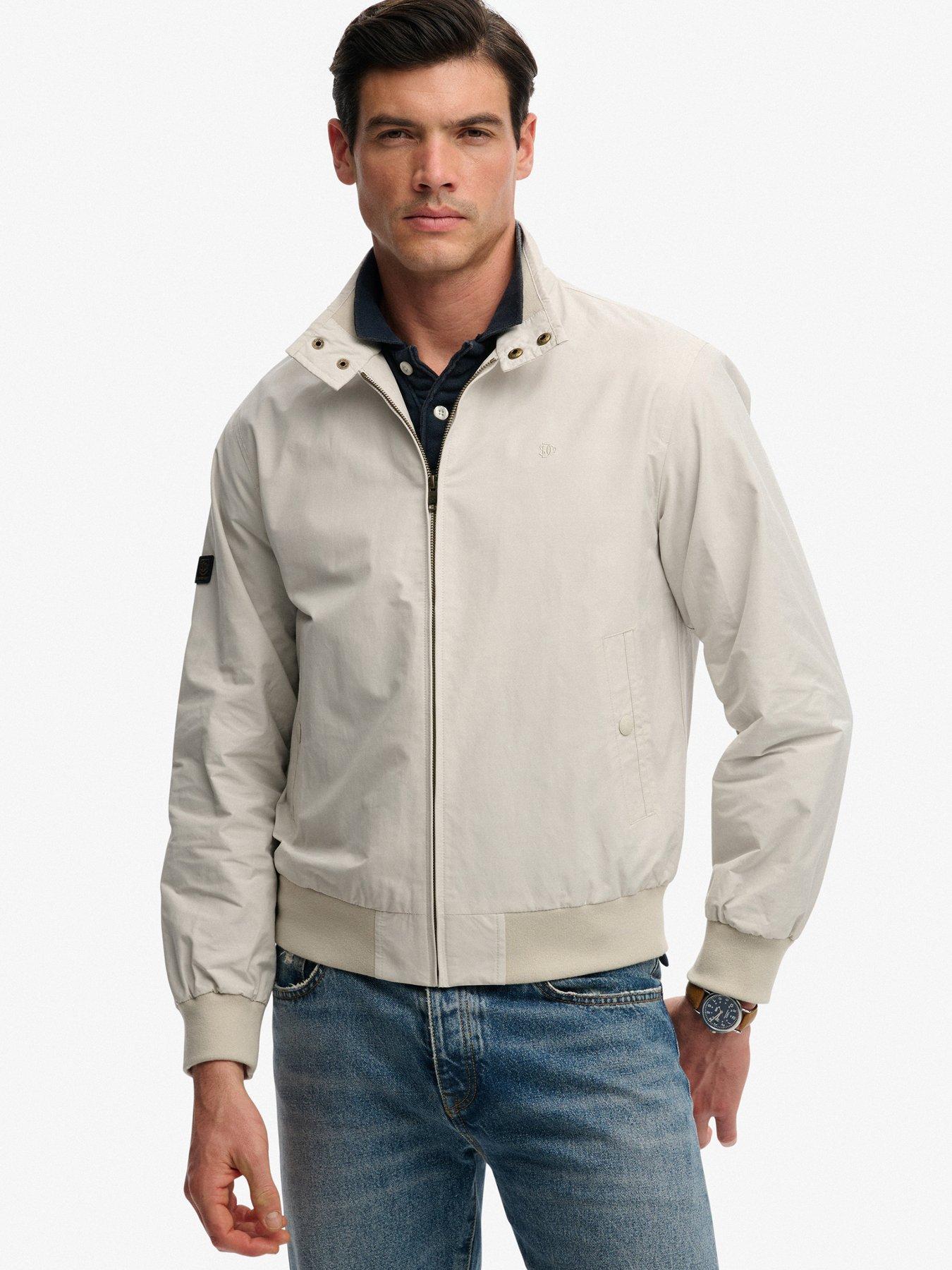 Image 4 of 6 of Superdry Classic Harrington Jacket - Grey