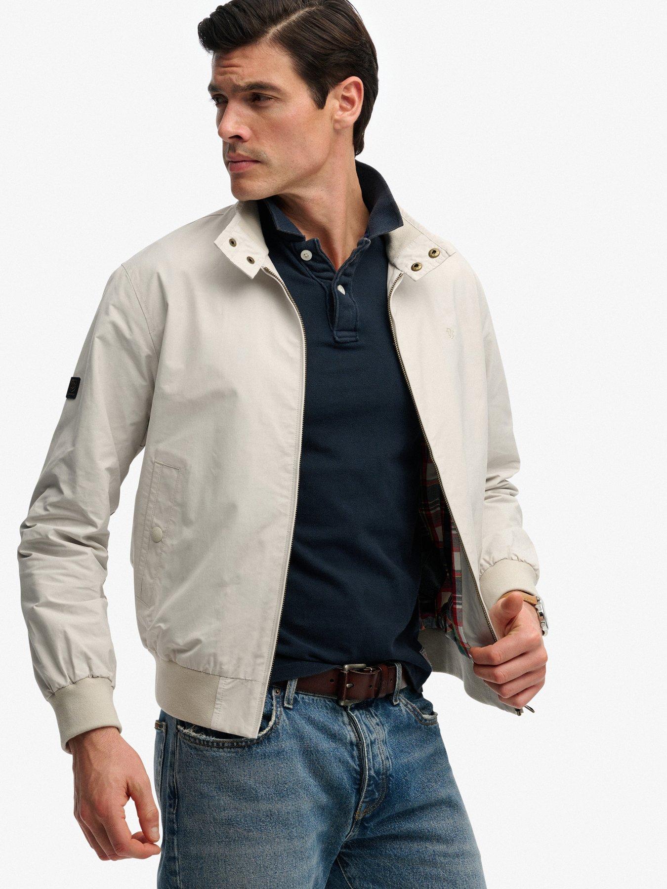 Image 6 of 6 of Superdry Classic Harrington Jacket - Grey