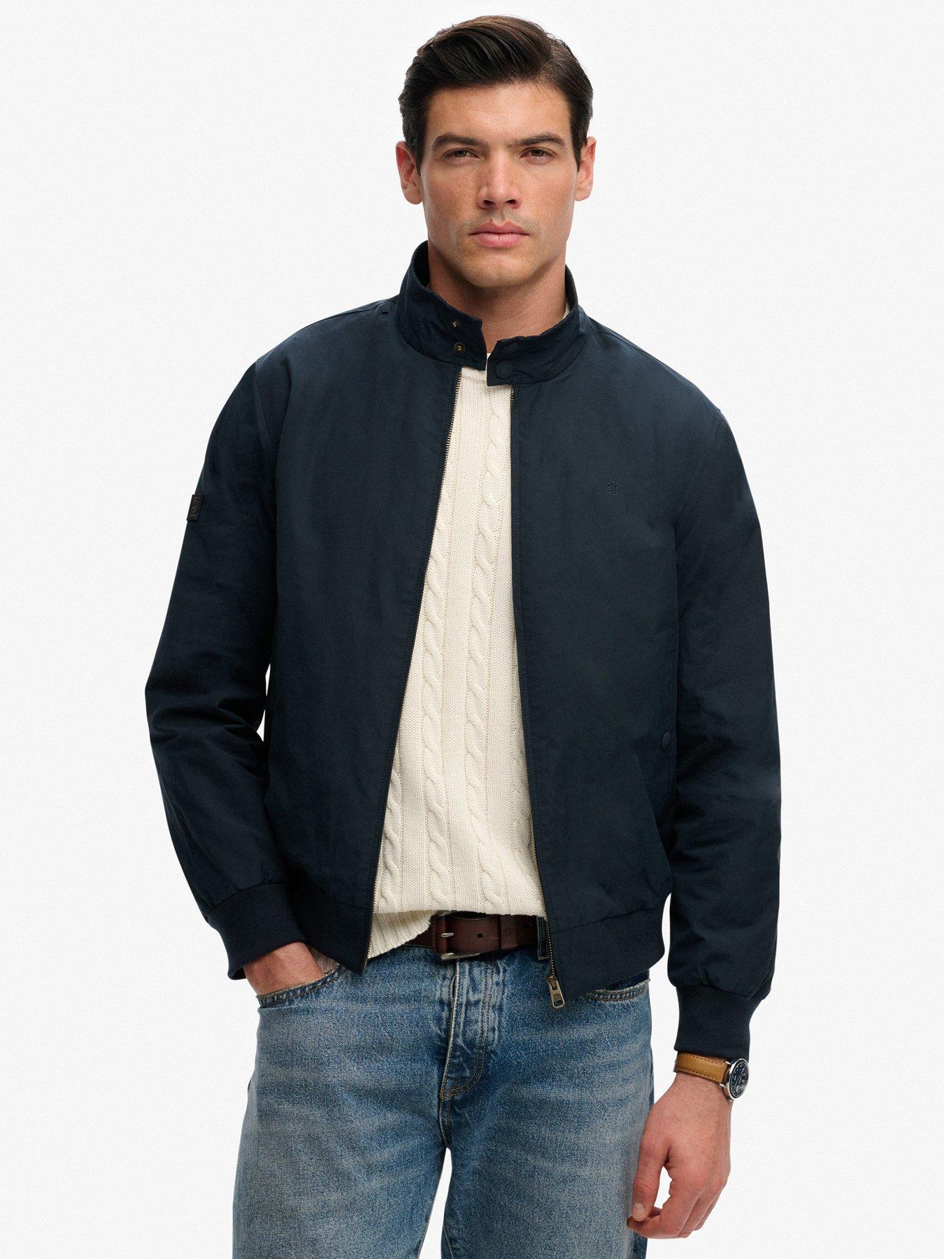 Superdry Classic Harrington Jacket - Navy