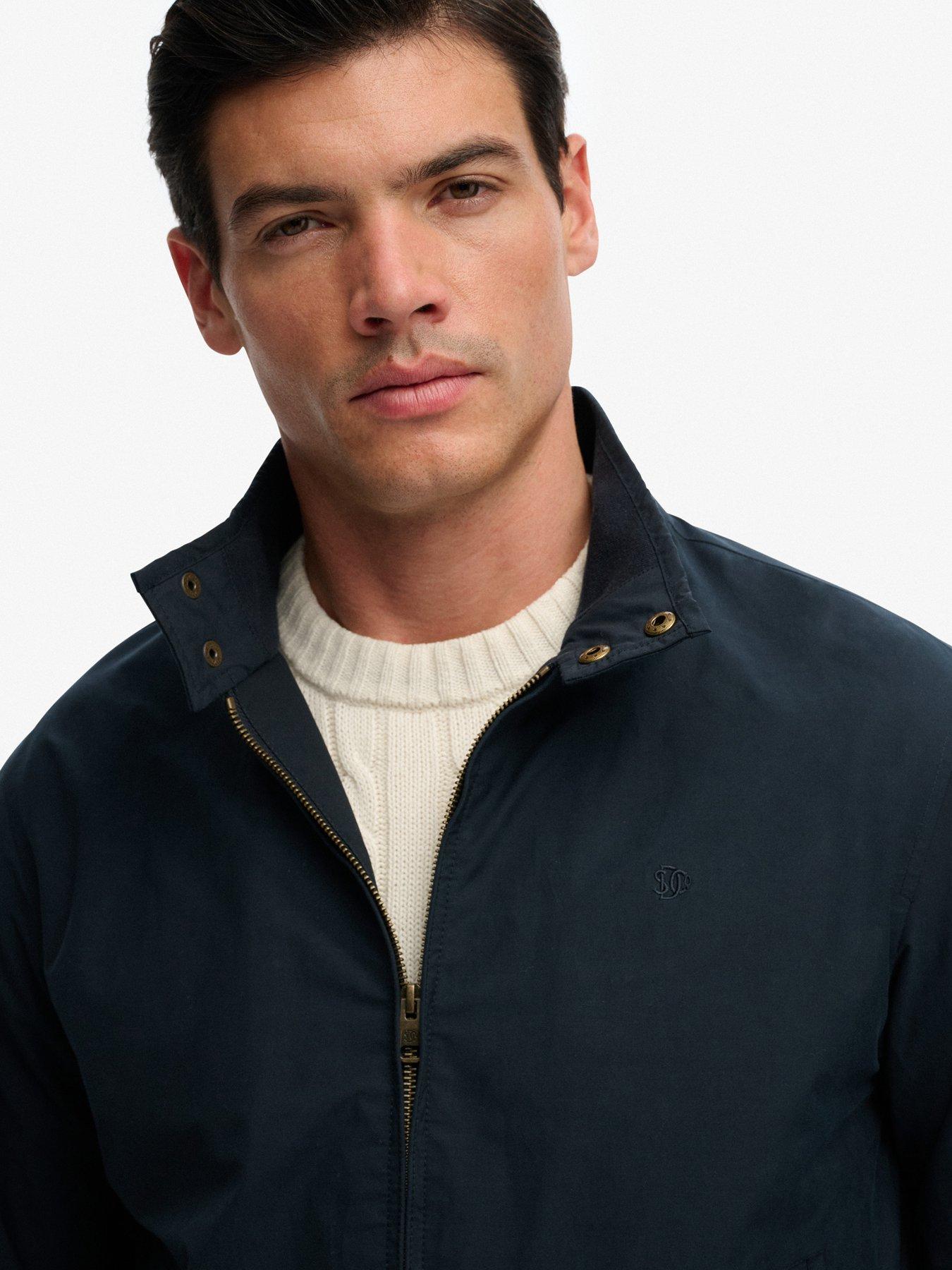 Image 4 of 6 of Superdry Superdry Classic Harrington Jacket - Navy