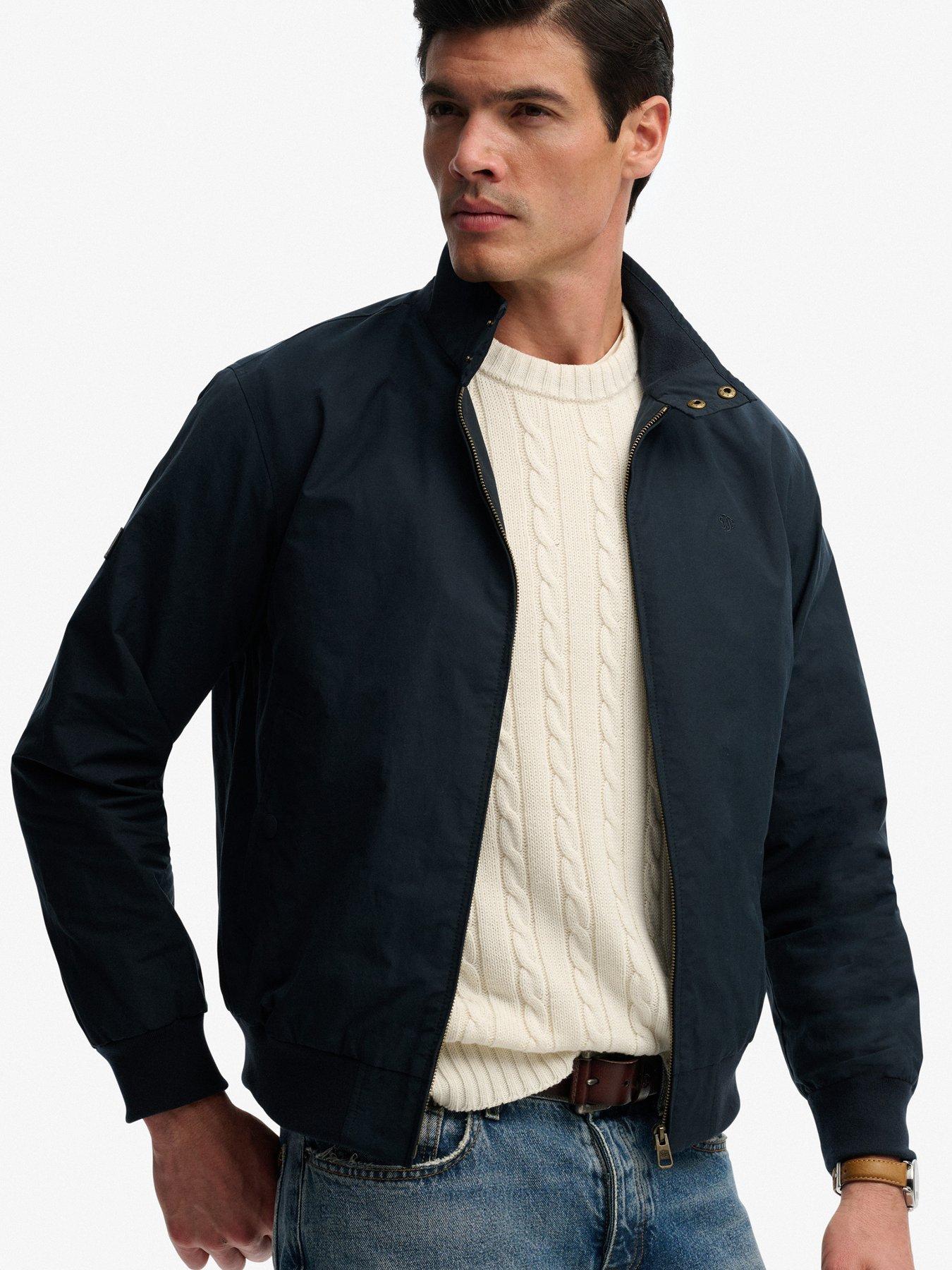 Image 6 of 6 of Superdry Superdry Classic Harrington Jacket - Navy