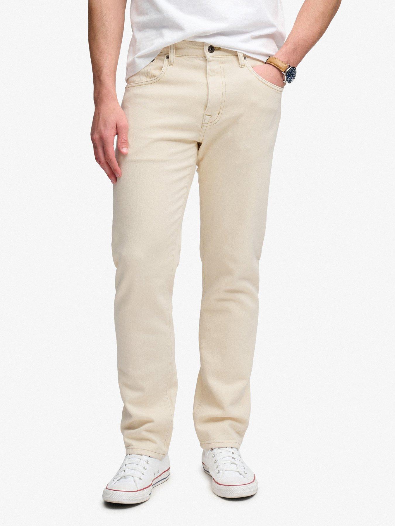 Superdry Beige Slim Straight Jeans Vintage - Image 2