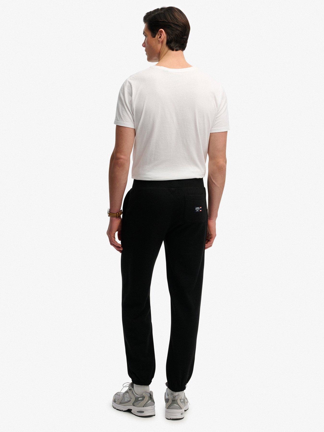 Image 4 of 6 of Superdry Superdry Essential Logo Classic Joggers - Black