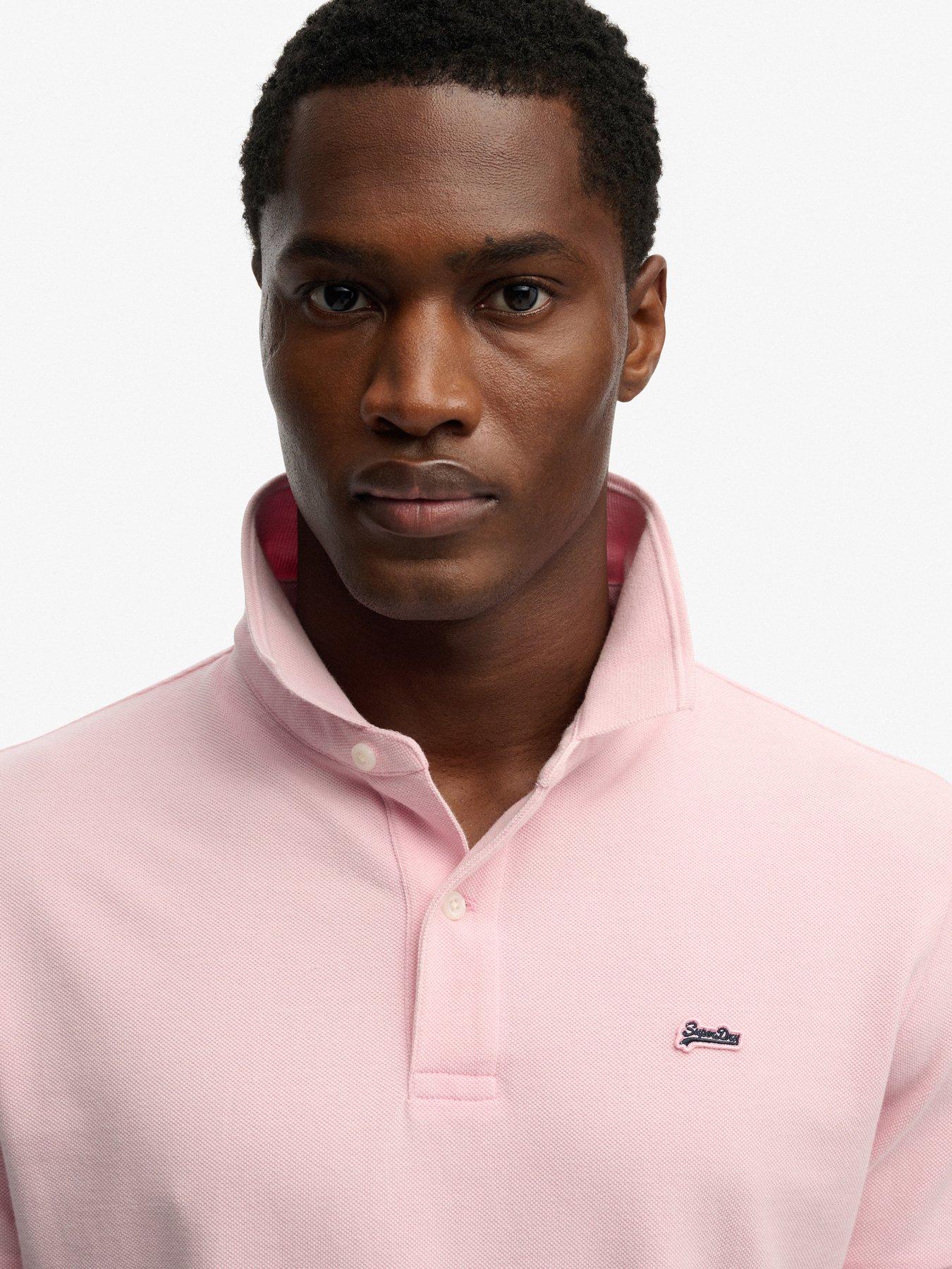 Image 5 of 6 of Superdry Classic Pique Polo Shirt - Pink