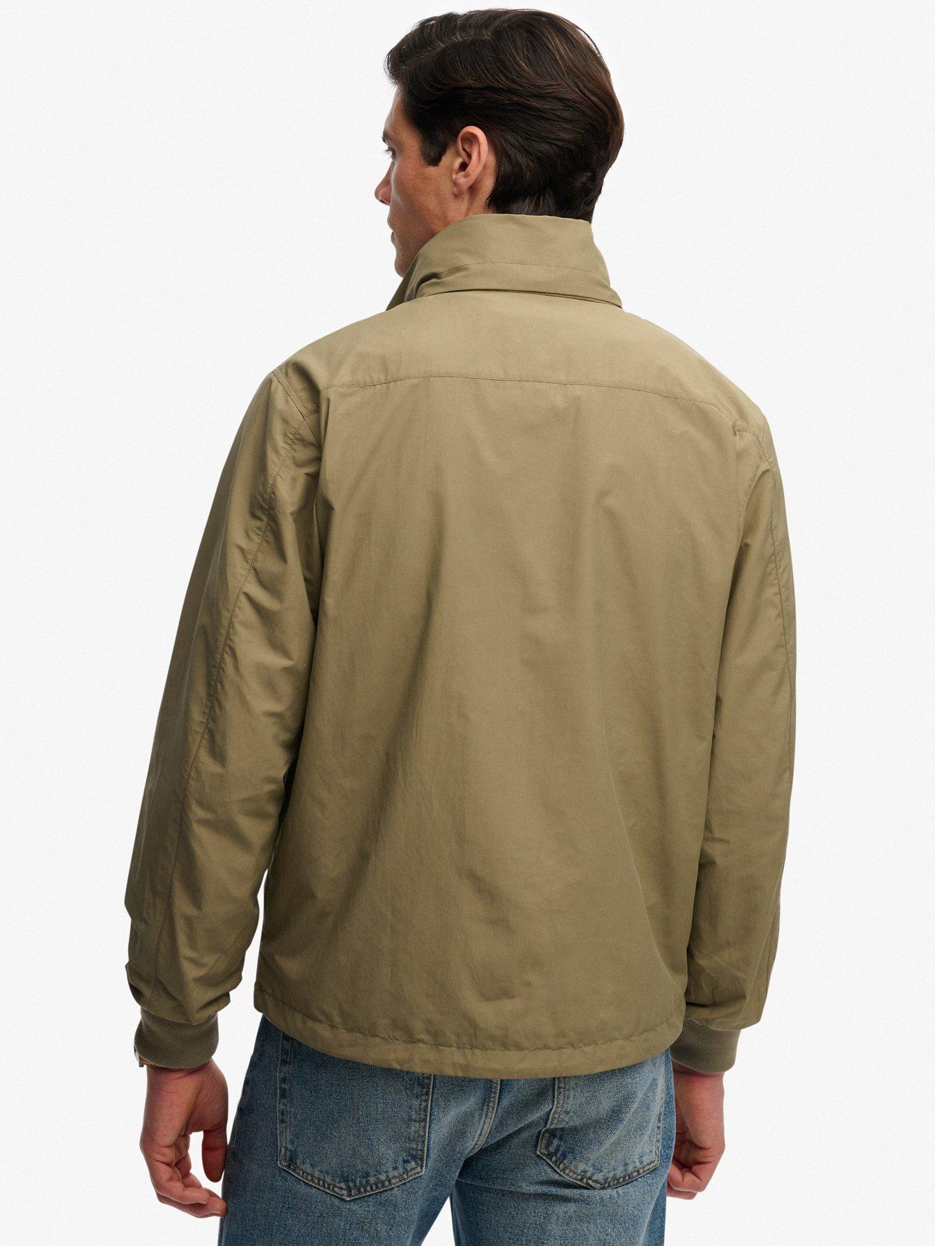 Image 2 of 7 of Superdry Superdry Flyweight Sports Jacket - Beige