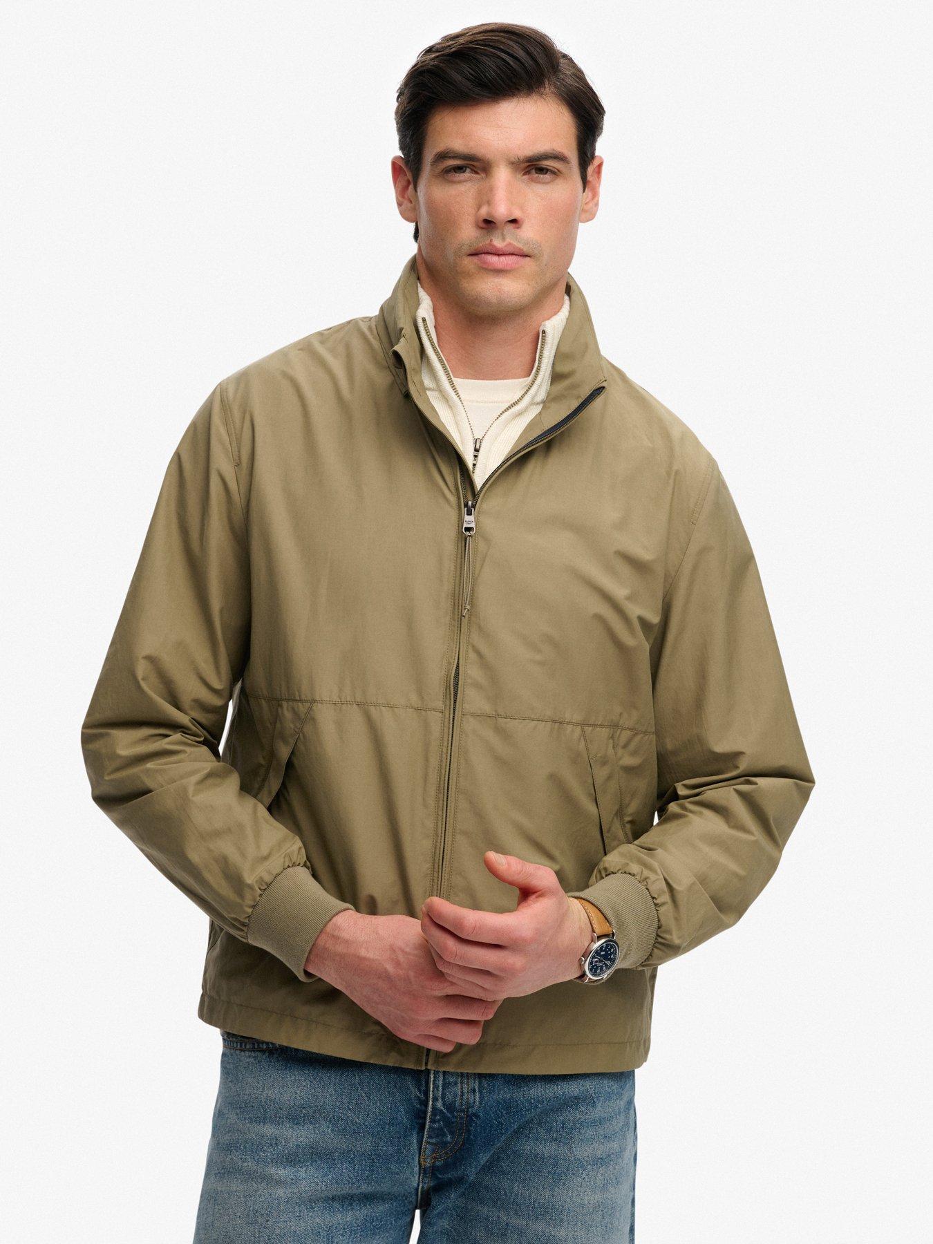 Image 5 of 7 of Superdry Superdry Flyweight Sports Jacket - Beige