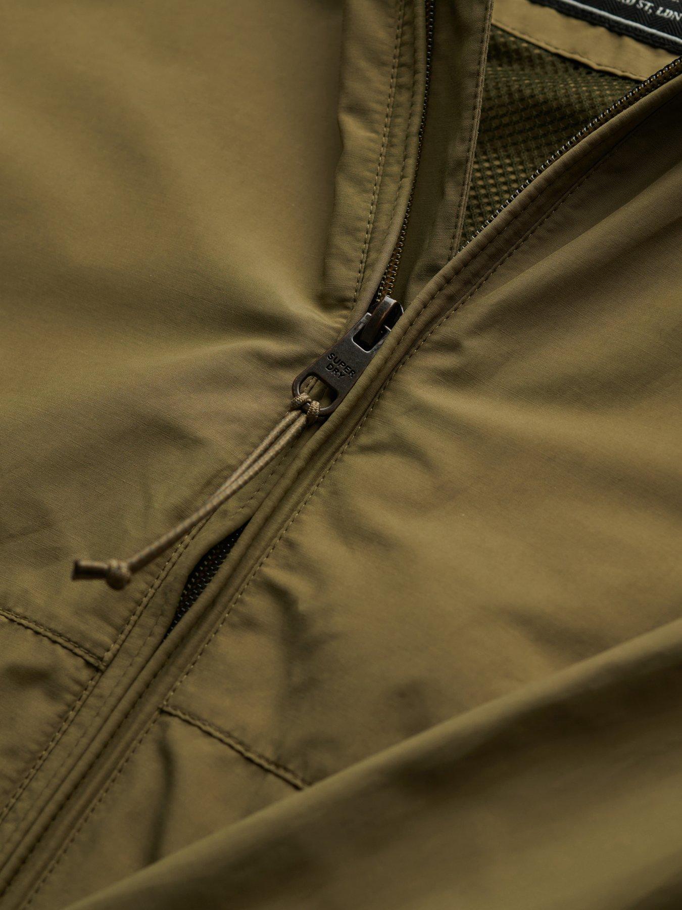 Image 7 of 7 of Superdry Superdry Flyweight Sports Jacket - Beige