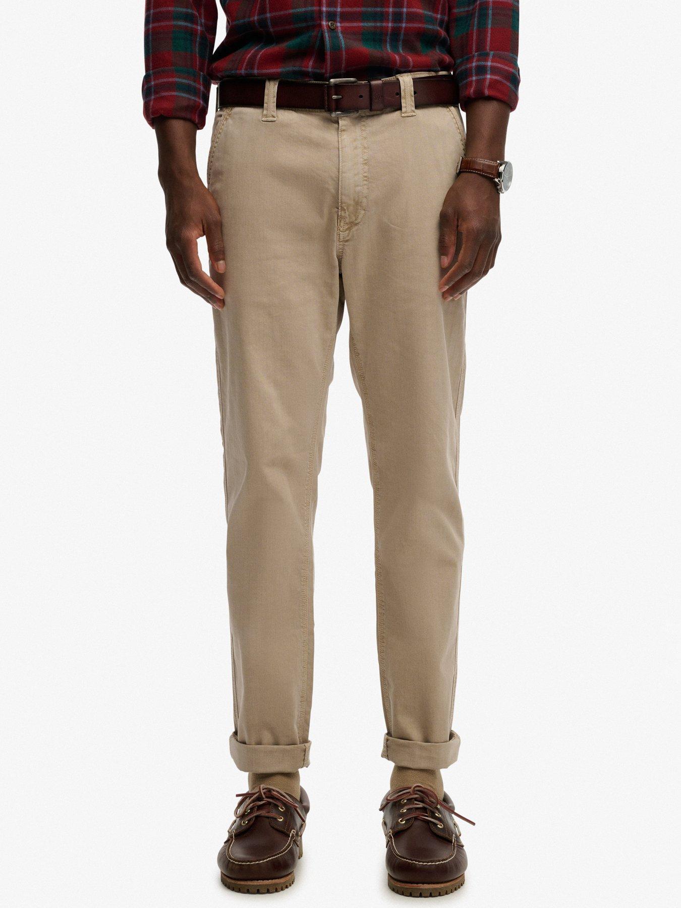 Image 1 of 7 of Superdry Superdry Utility Chino Trousers - Beige