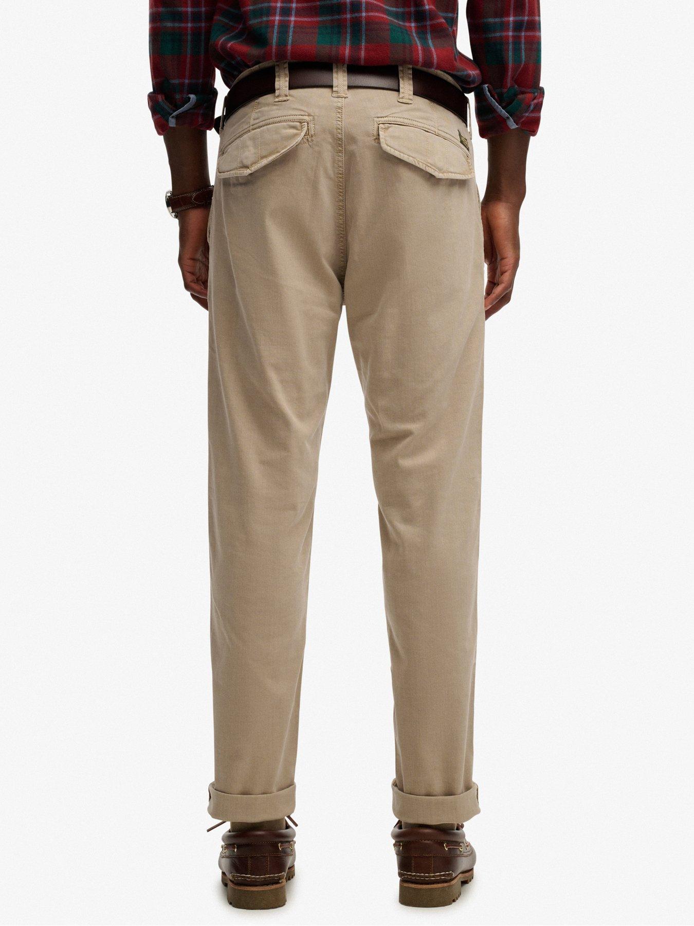 Image 2 of 7 of Superdry Superdry Utility Chino Trousers - Beige
