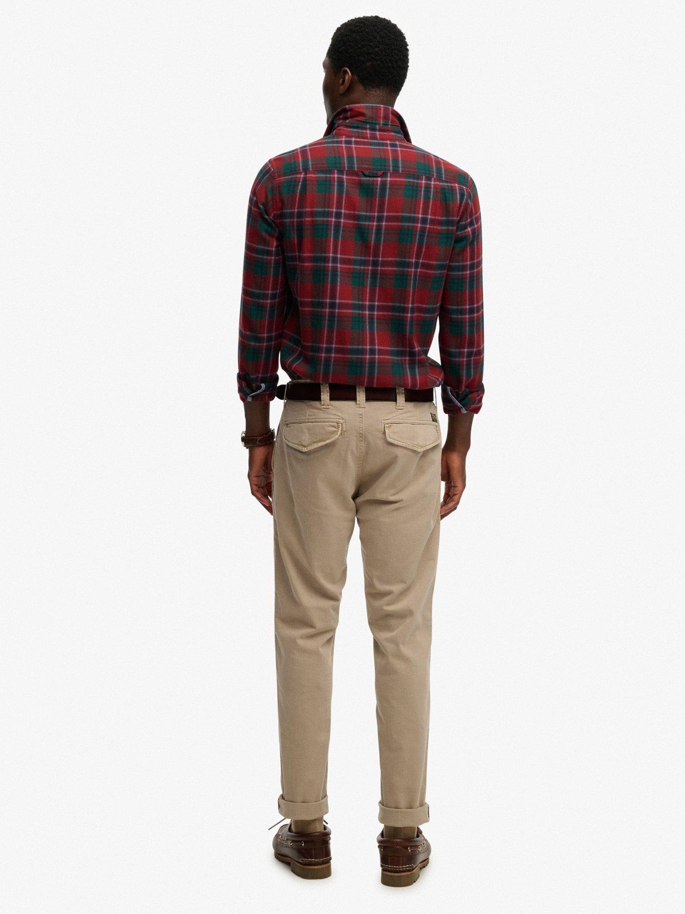 Image 4 of 7 of Superdry Superdry Utility Chino Trousers - Beige