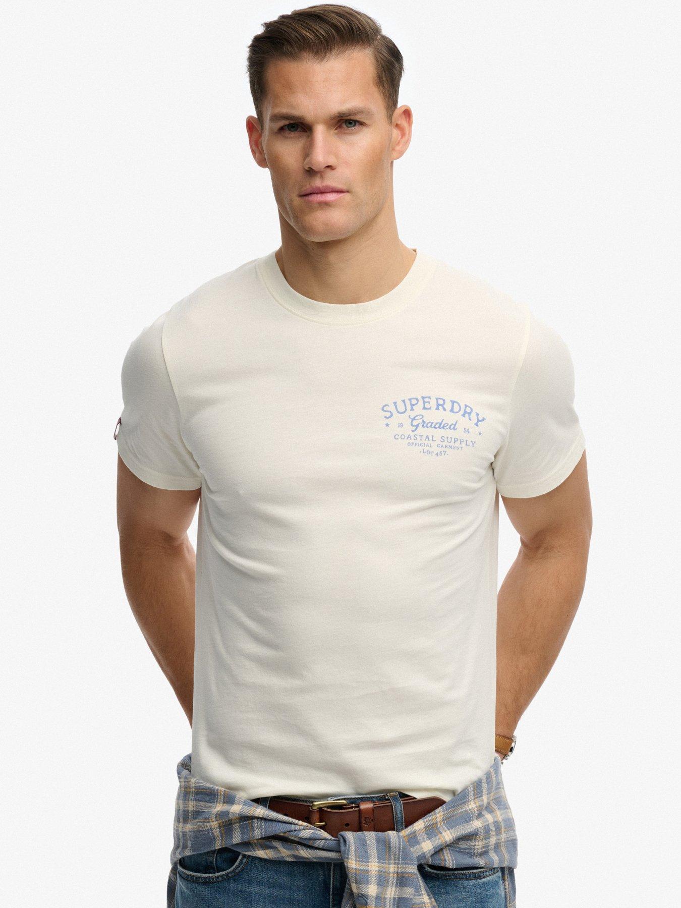 Image 1 of 6 of Superdry Lo-fi Dockside T-Shirt - White