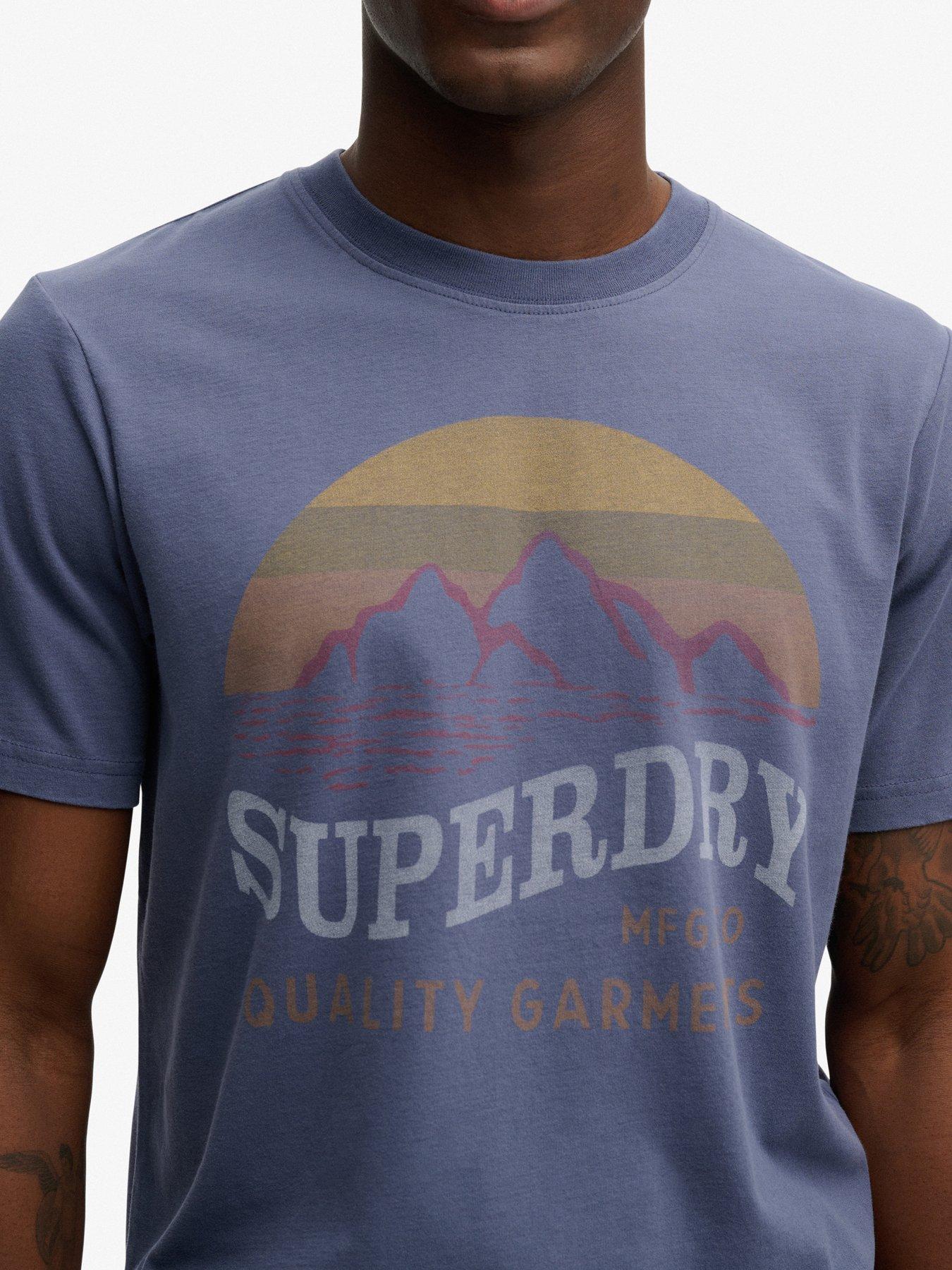Image 5 of 5 of Superdry Outdoors Mountain Relaxed T-Shirt - Navy