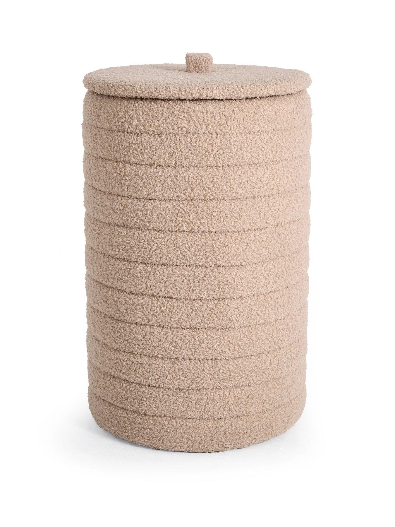 Image 2 of 8 of The Very Collection Ribbed Laundry Hamper