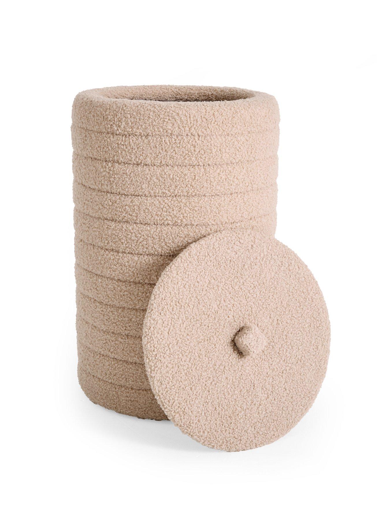Image 3 of 8 of The Very Collection Ribbed Laundry Hamper