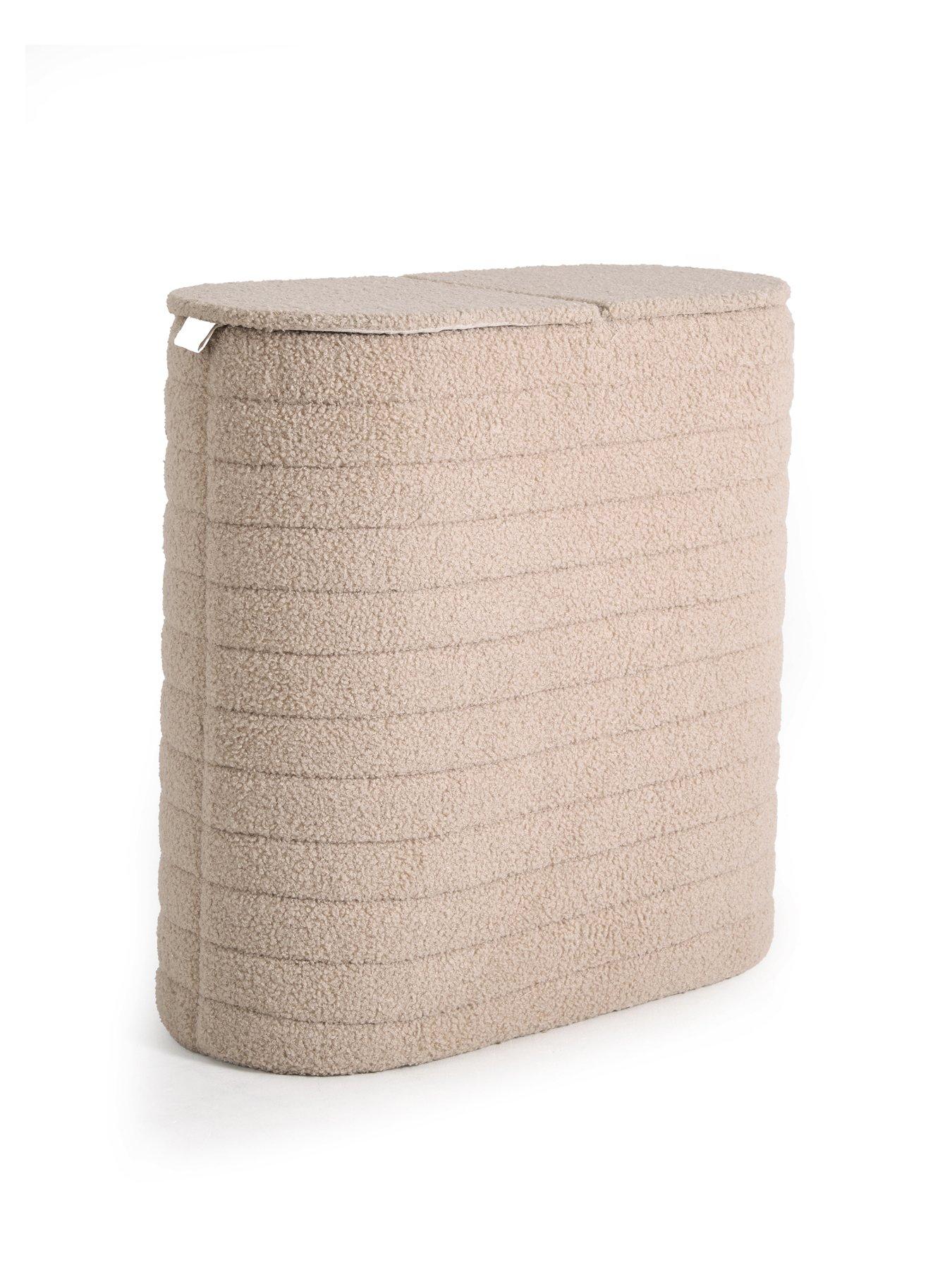 Image 3 of 8 of The Very Collection Ribbed Laundry Sorter - Mink