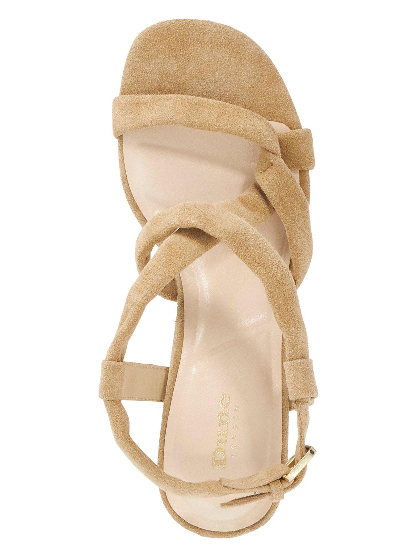 Image 4 of 6 of Dune London Motivating Strap Heel - Camel