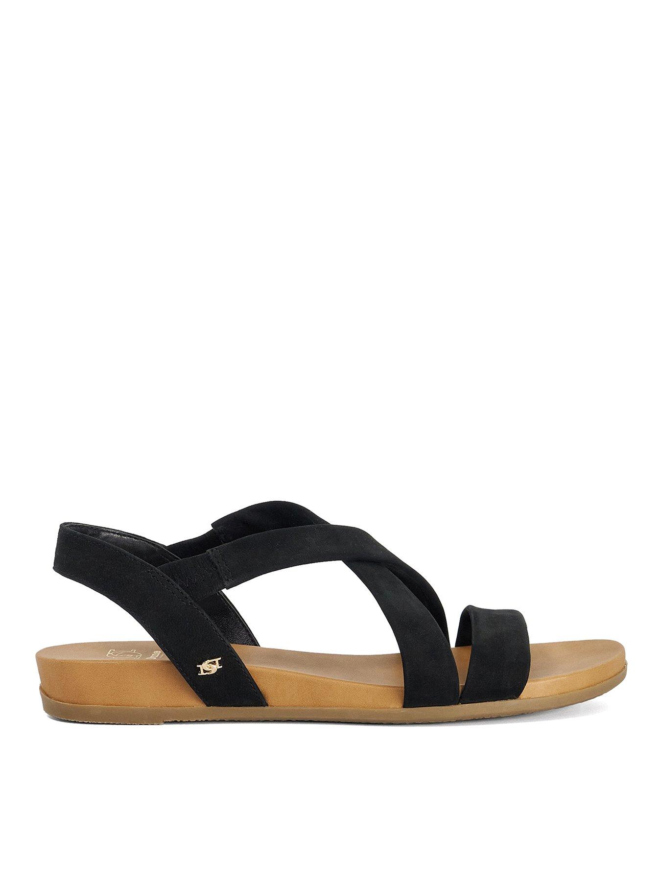 Dune London Landies Flat Sandals - Black
