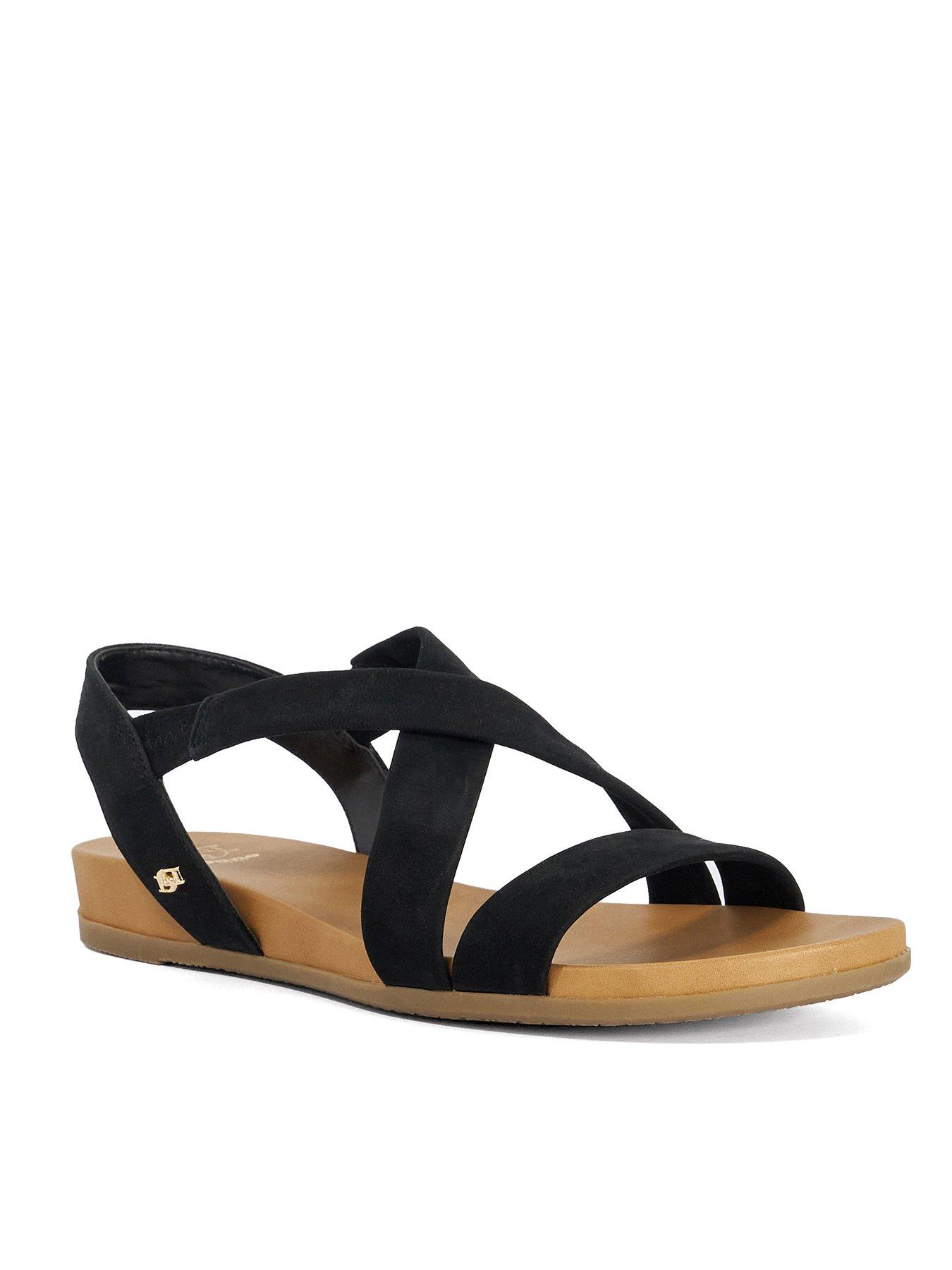 Image 2 of 6 of Dune London Landies Flat Sandals - Black