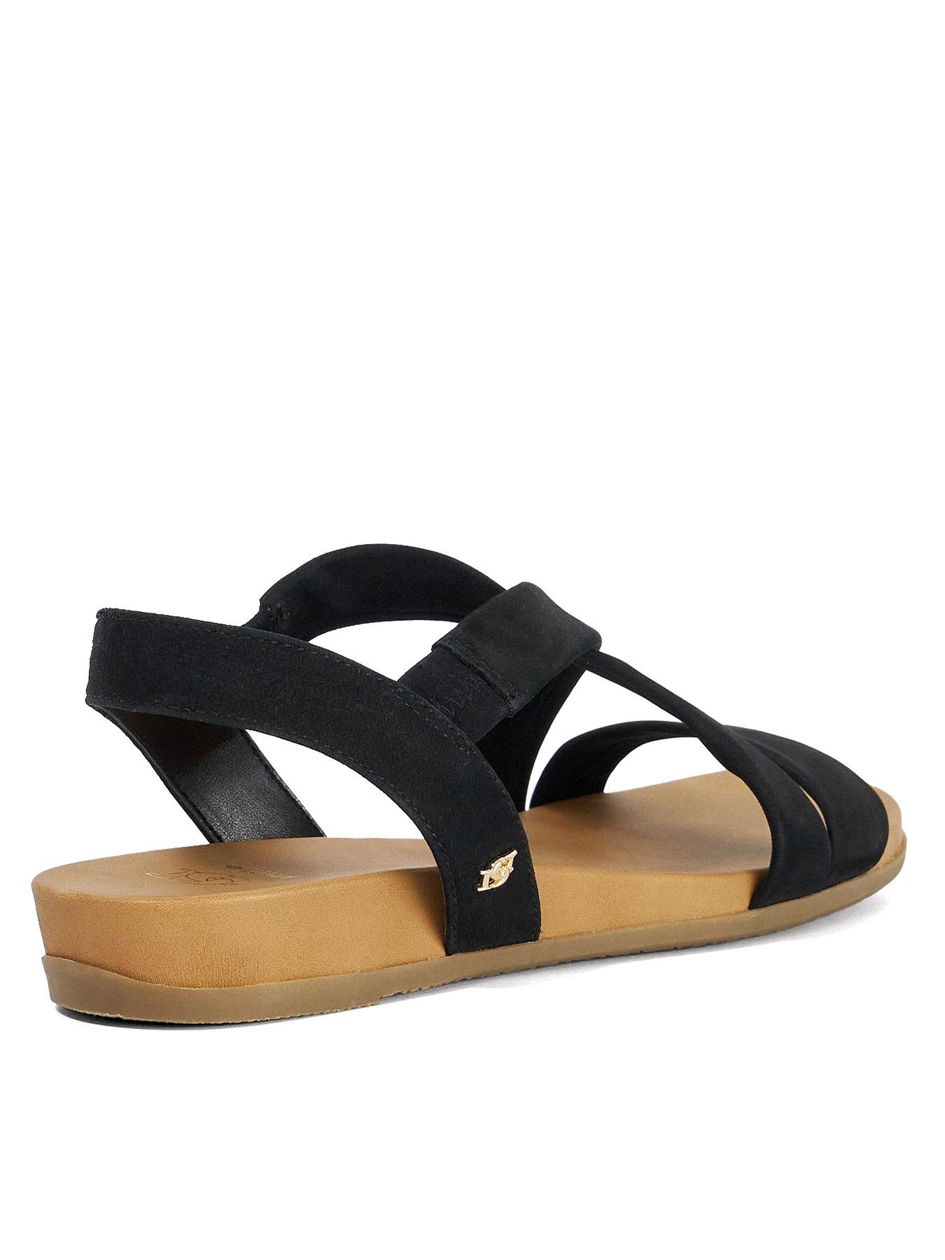 Image 3 of 6 of Dune London Landies Flat Sandals - Black