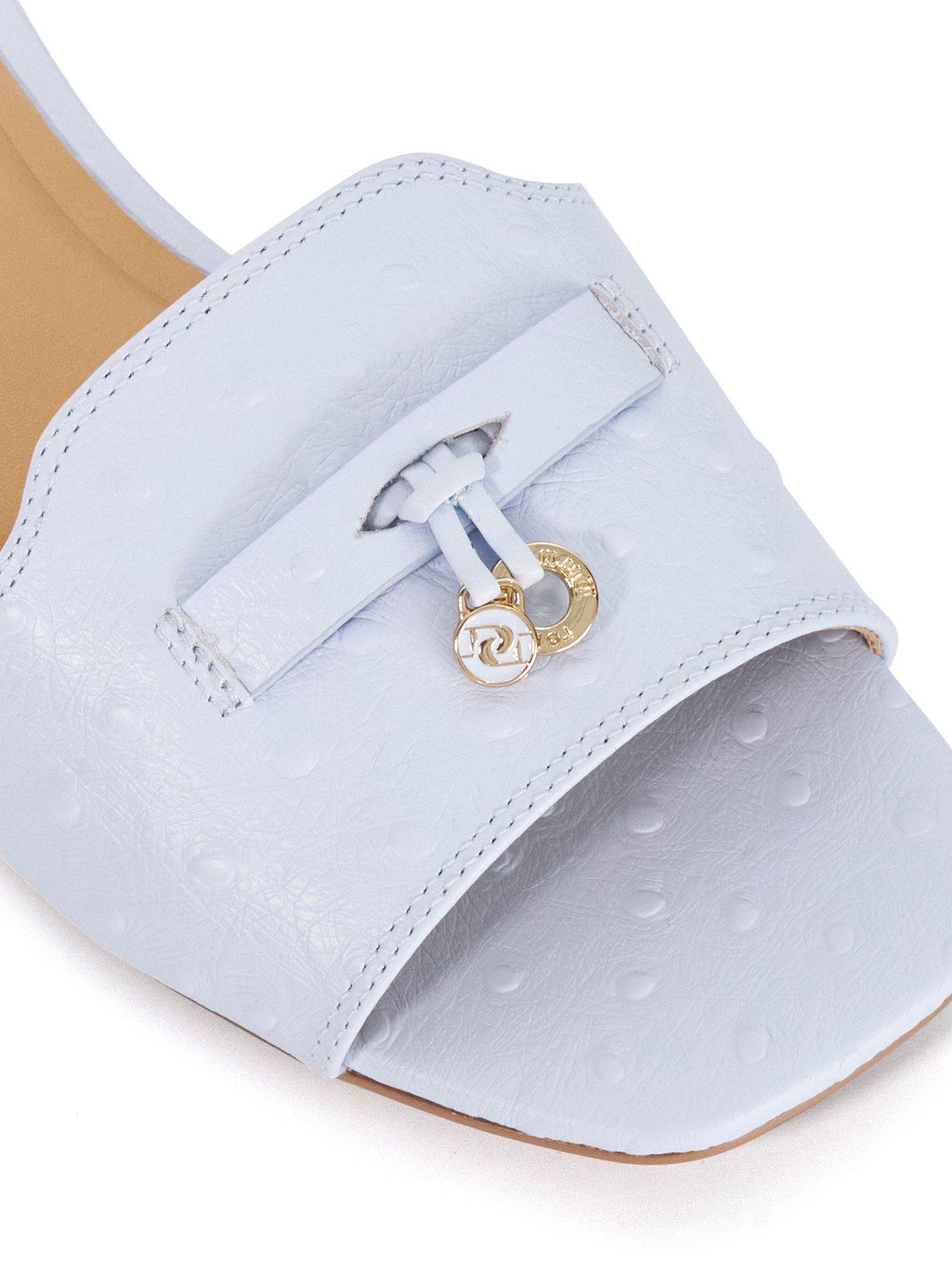 Image 5 of 5 of Dune London Lindo Flat Sandal - Blue