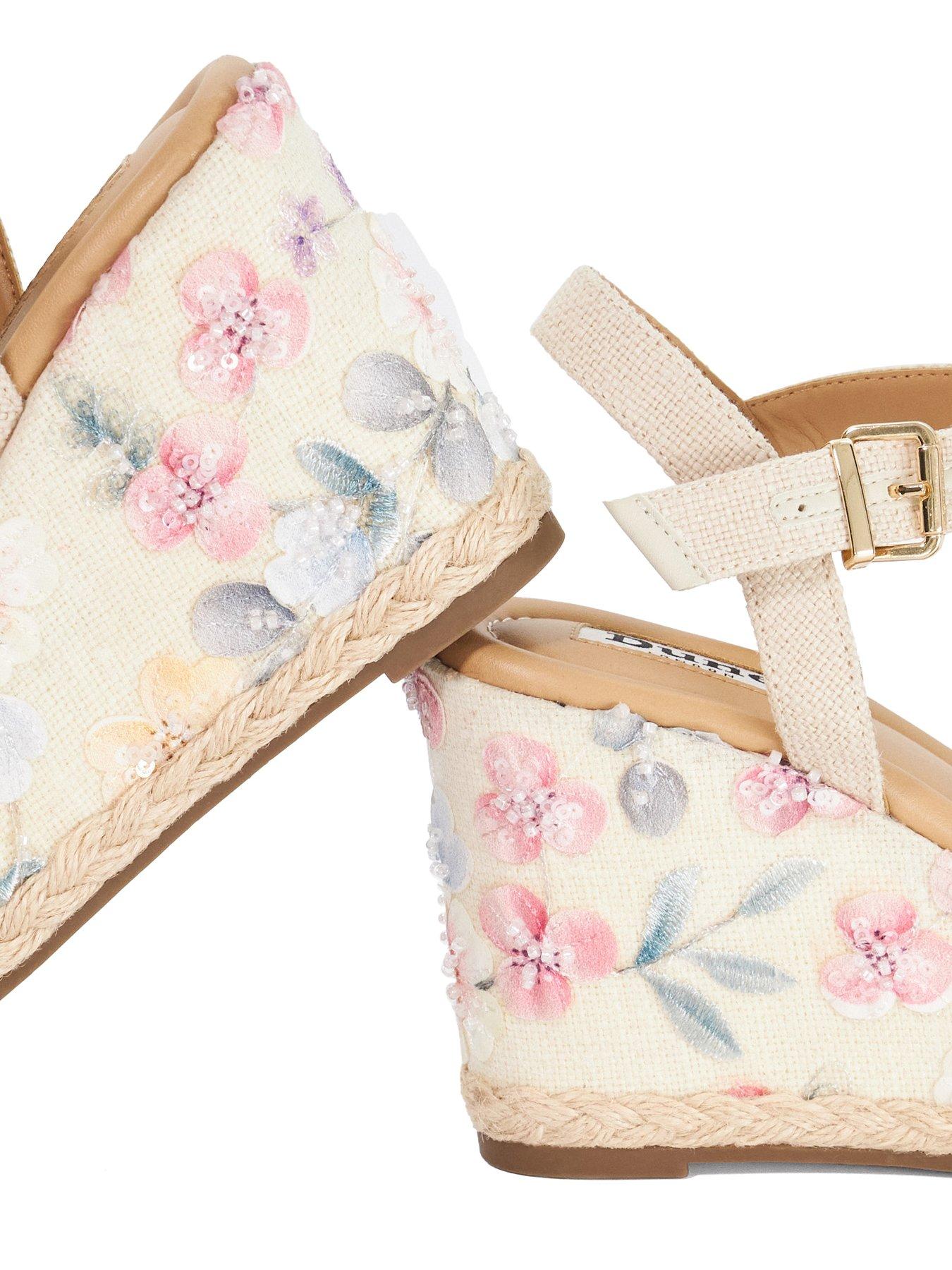 Image 5 of 5 of Dune London Kalmiah Wedge Sandal - Natural