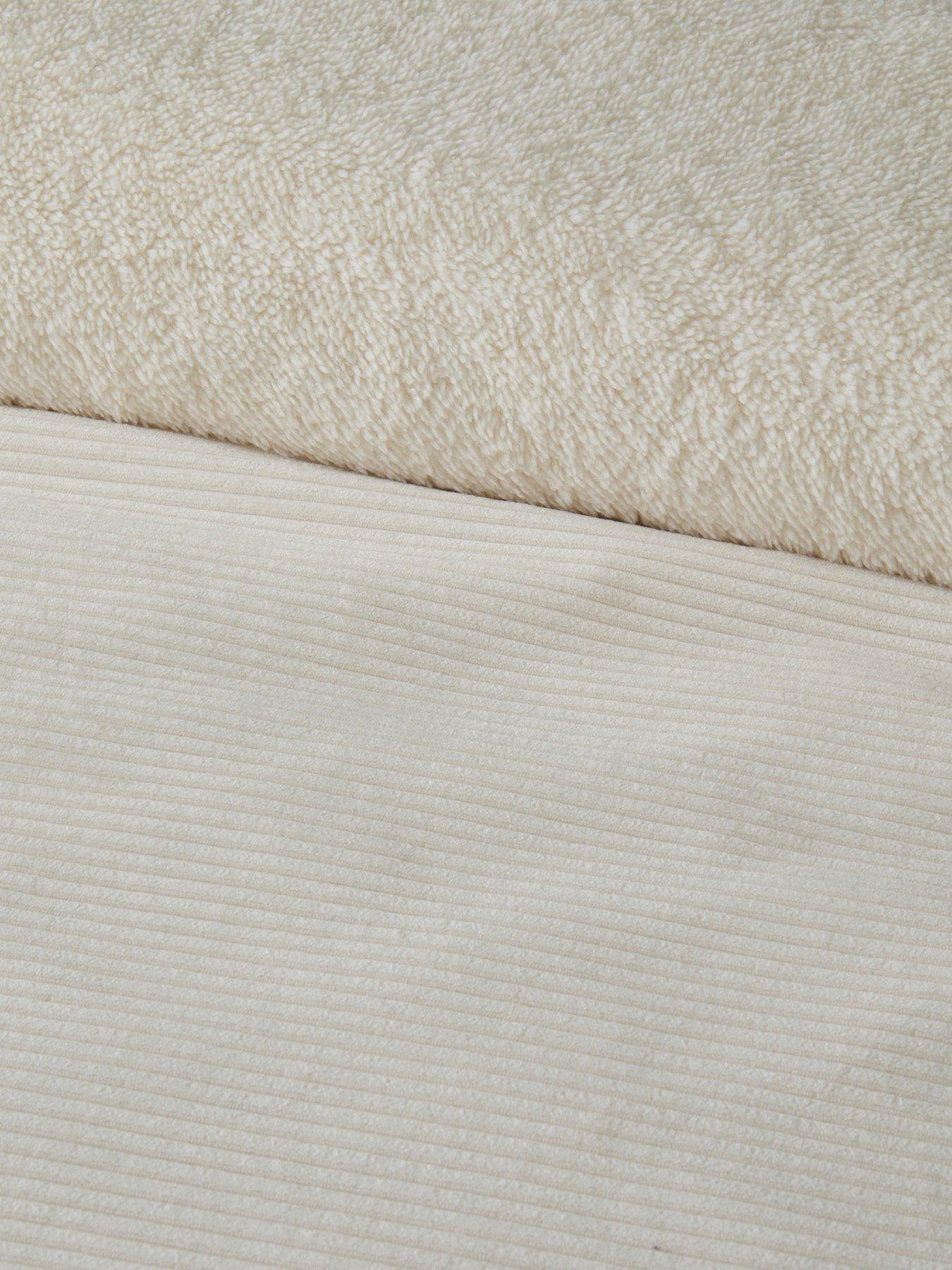Image 4 of 5 of The Very Collection Cosy Cord Duvet Set - Cream