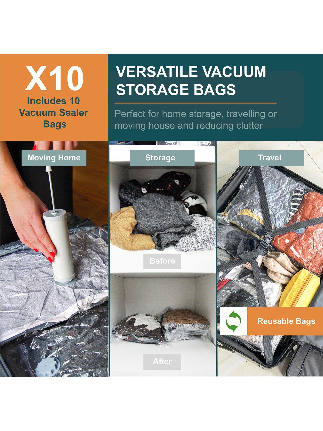 Image 7 of 7 of Our House Vacuum Storage Bags With Vacuum Pump, 10 Pack