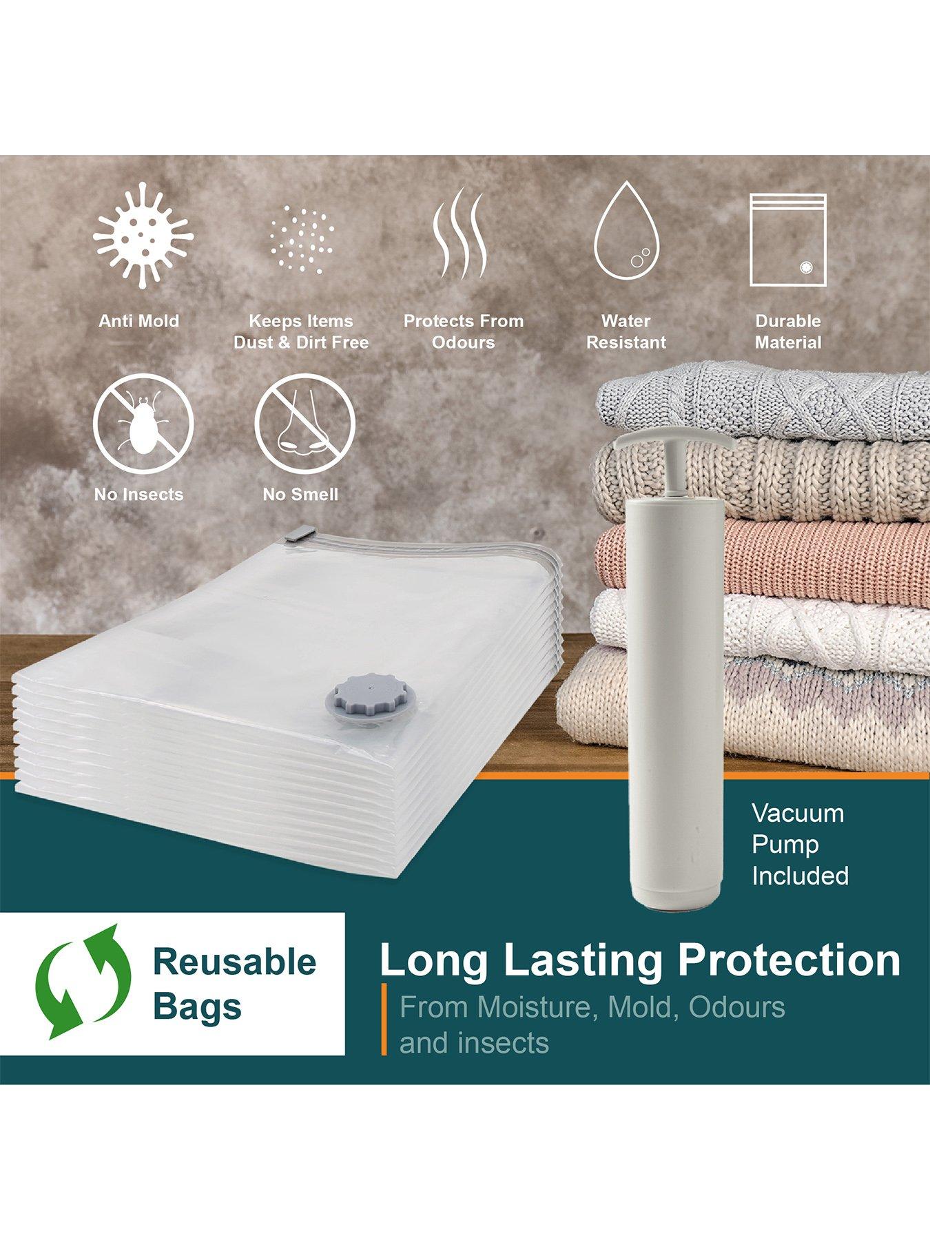Image 4 of 7 of Our House Combo Vacuum Storage Bags With Vacuum Pump, 30 Pack