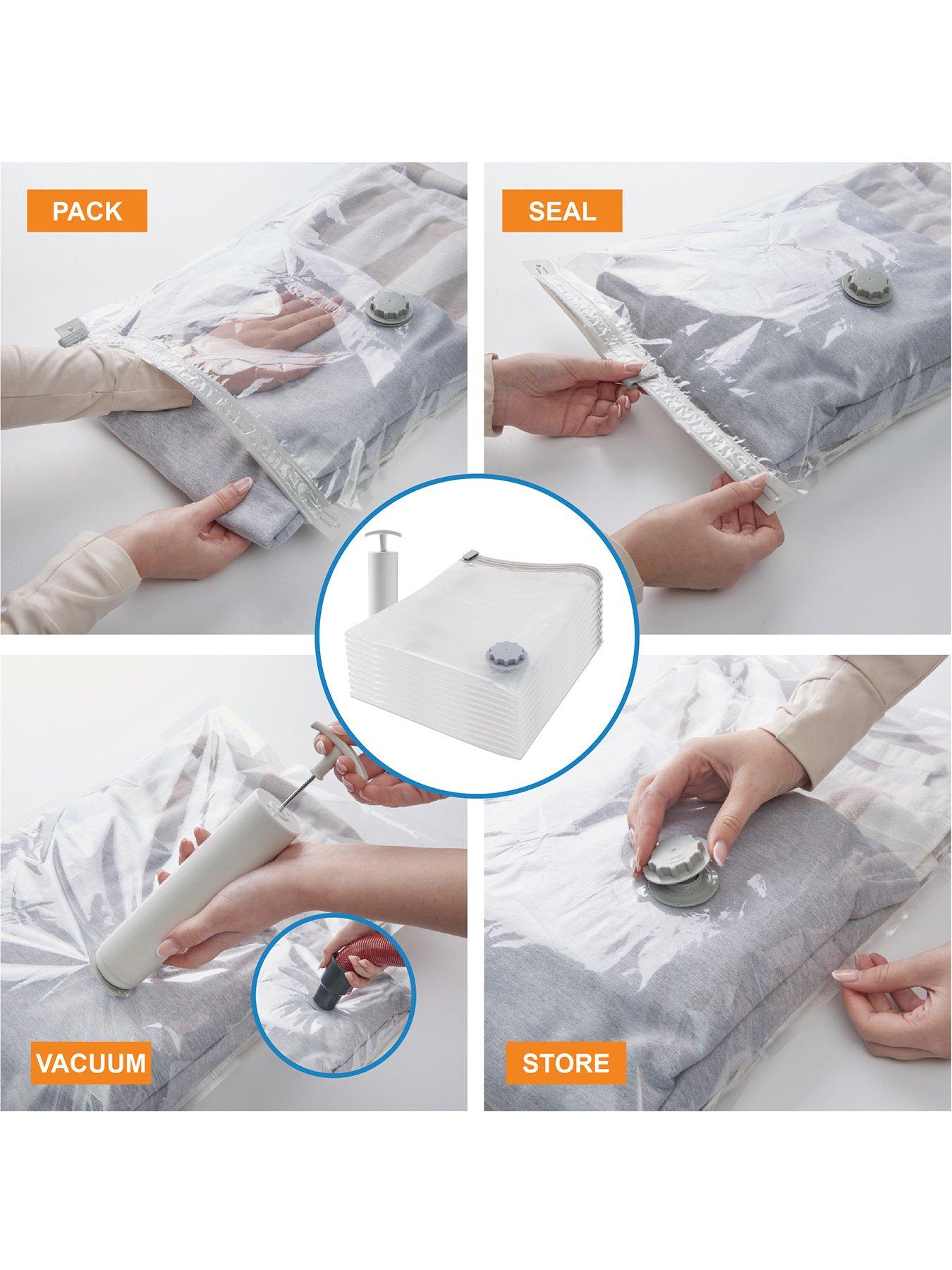 Image 5 of 7 of Our House Combo Vacuum Storage Bags With Vacuum Pump, 30 Pack