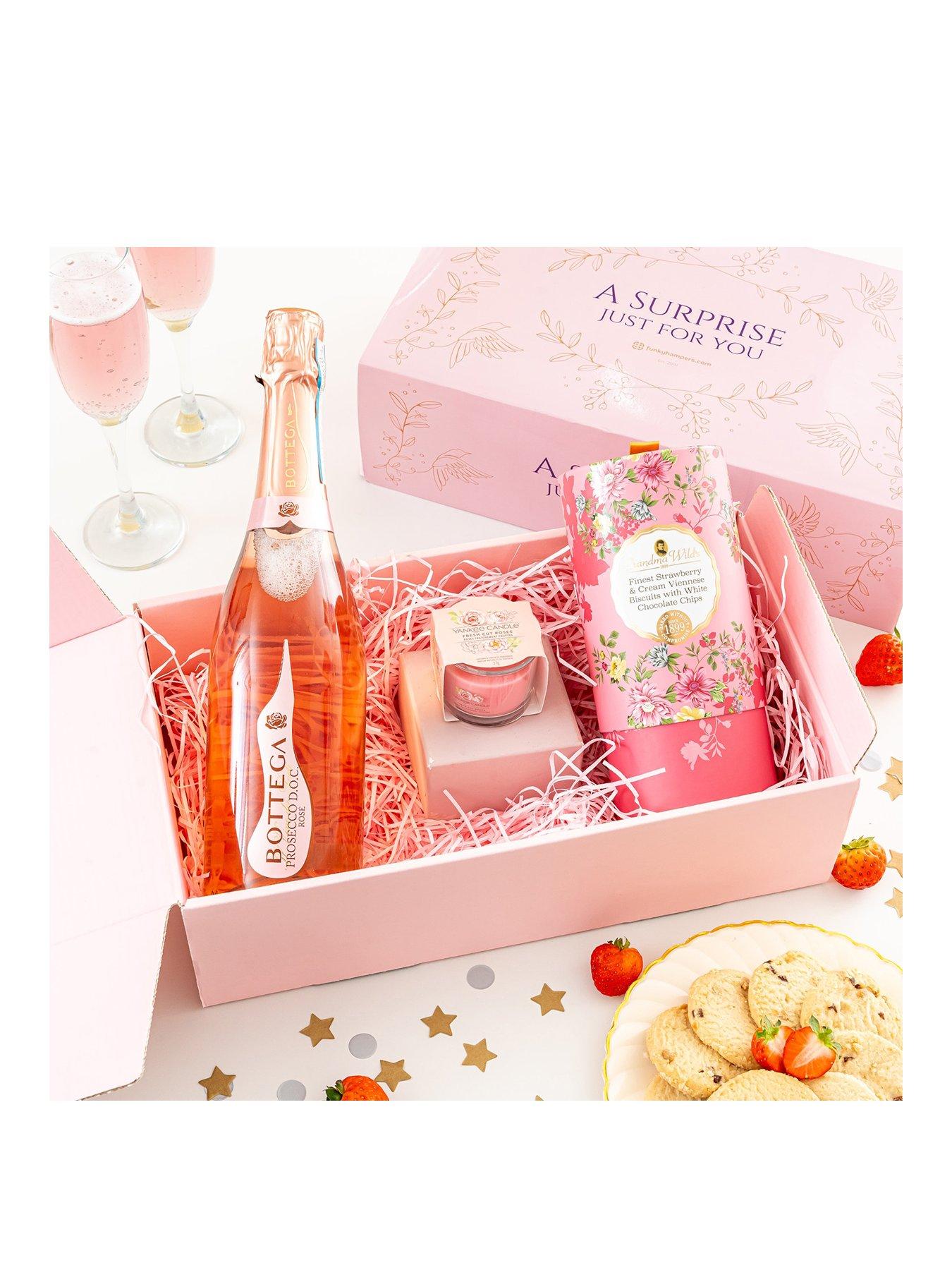 Funky Hampers Strawberries & Sparkle Collection Hamper