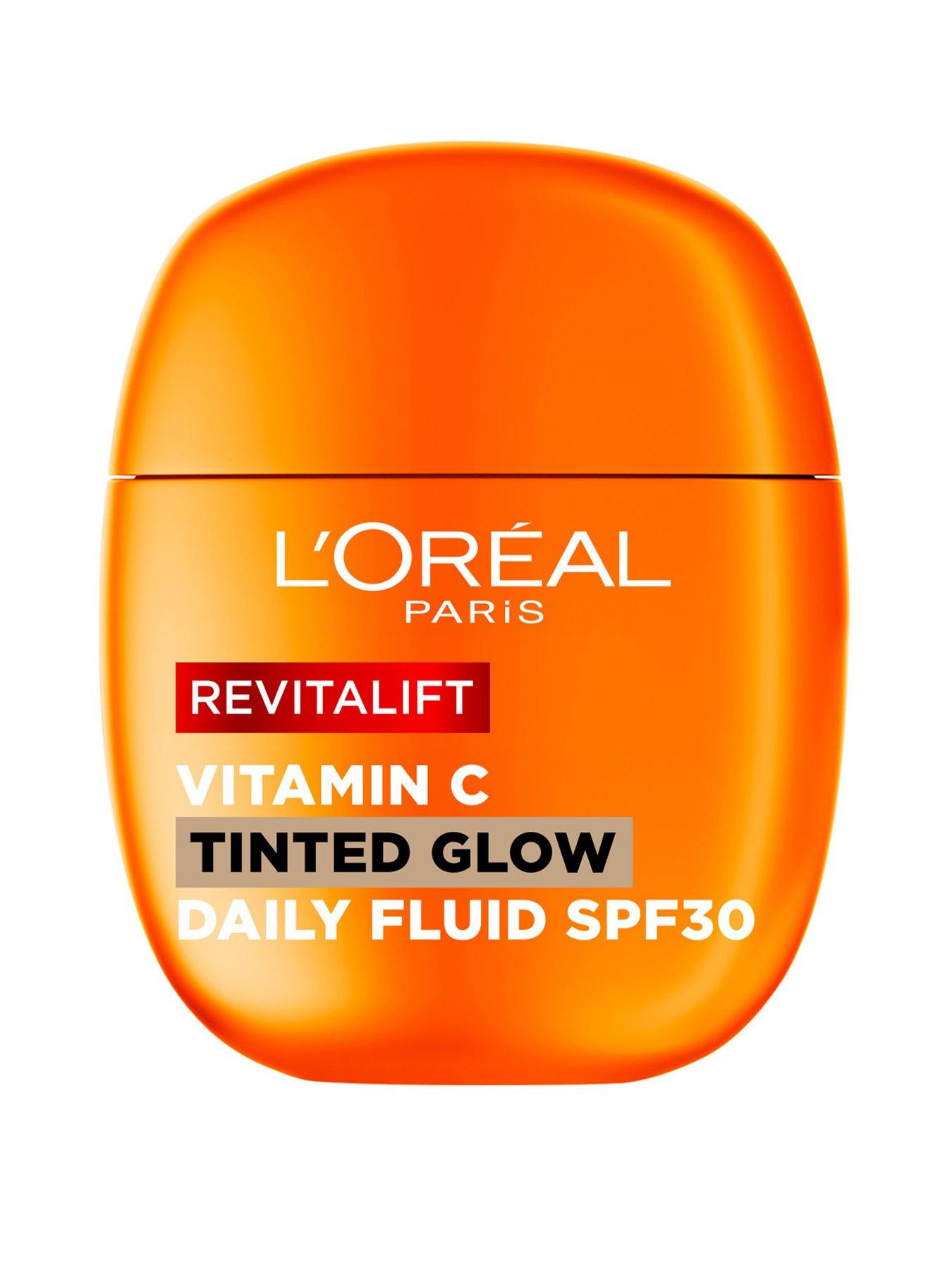 Image 1 of 7 of L'Oreal Paris Revitalift Clinical Vitamin C Tinted Glow Daily Fluid SPF 30