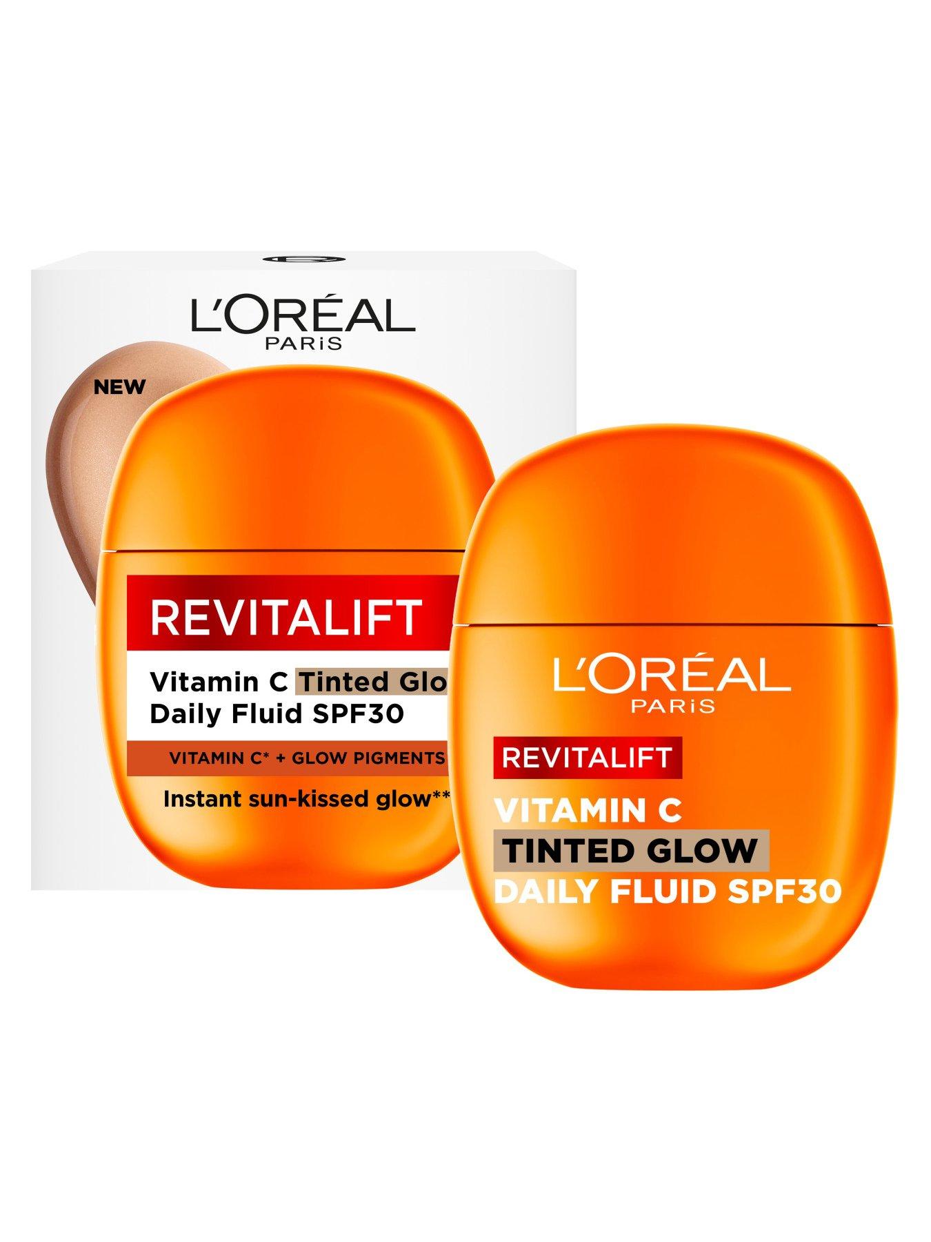 Image 2 of 7 of L'Oreal Paris Revitalift Clinical Vitamin C Tinted Glow Daily Fluid SPF 30