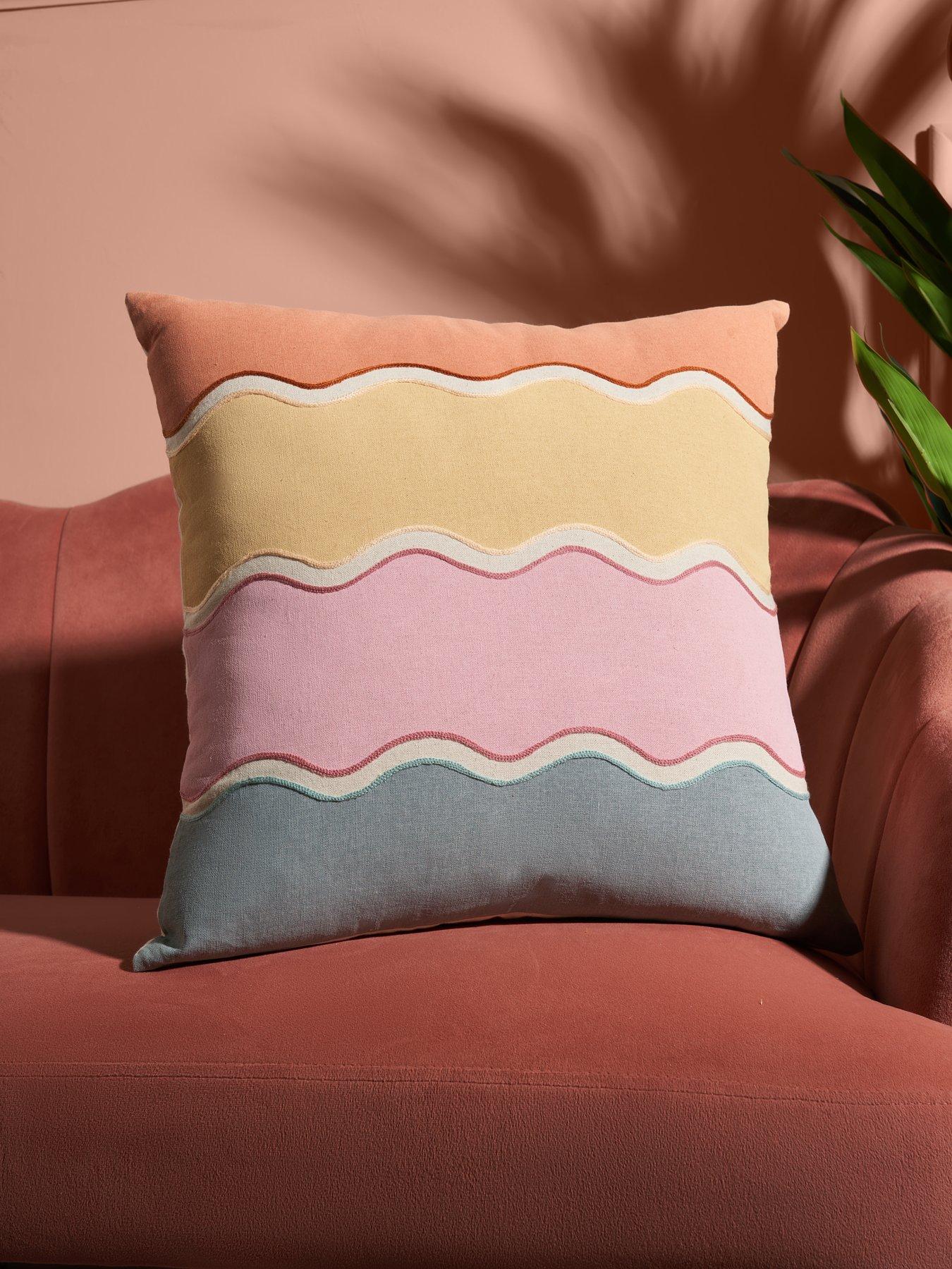 The Very Collection Palm Springs Wavy Stripe Cushion