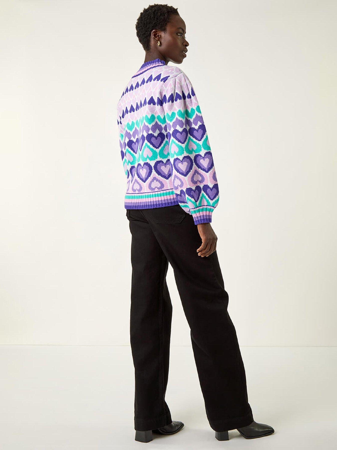 Image 2 of 5 of Roman Heart High Neck Knit Jumper