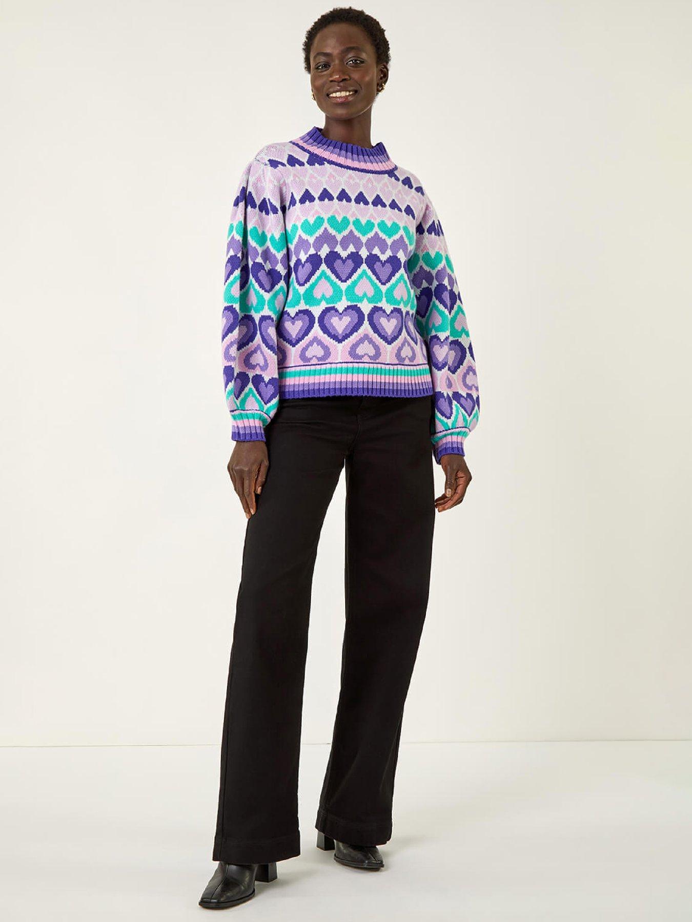 Image 3 of 5 of Roman Heart High Neck Knit Jumper