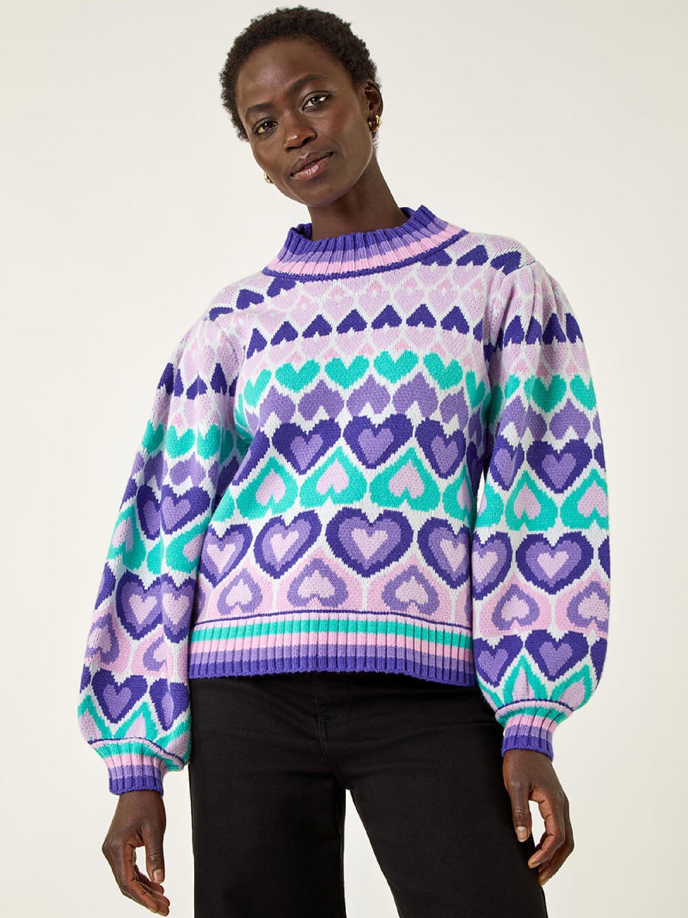 Image 4 of 5 of Roman Heart High Neck Knit Jumper