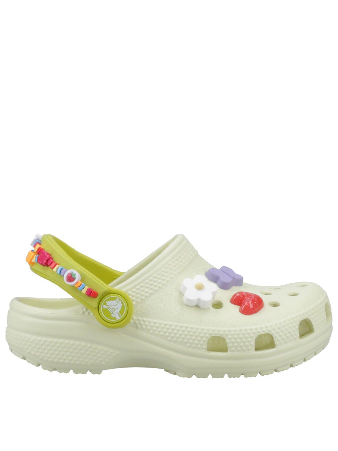Crocs Kids Classic Fun Lab Friendshop Bracelet Clog - Green