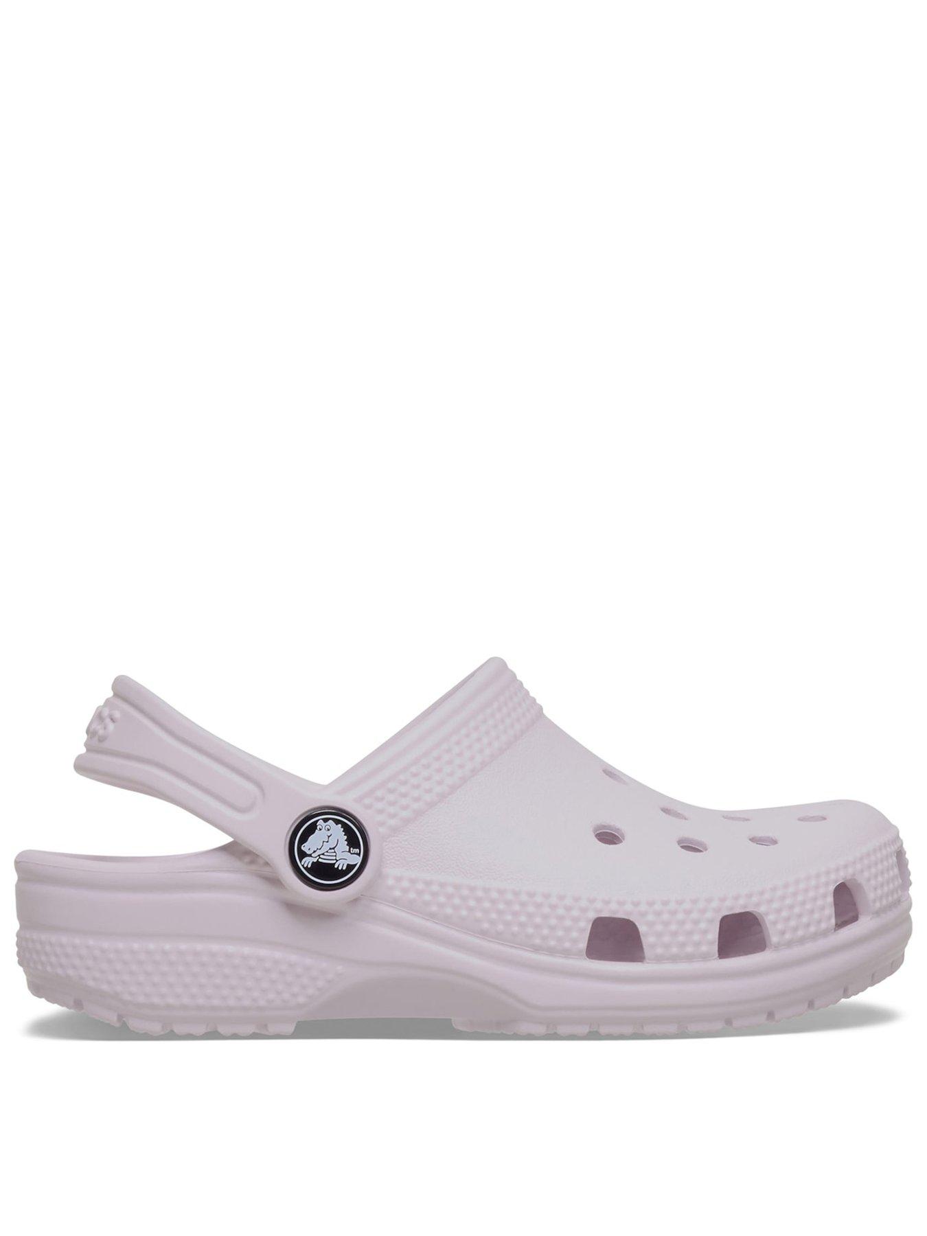 Crocs Toddler Classic Clog, White, Size 7 Younger