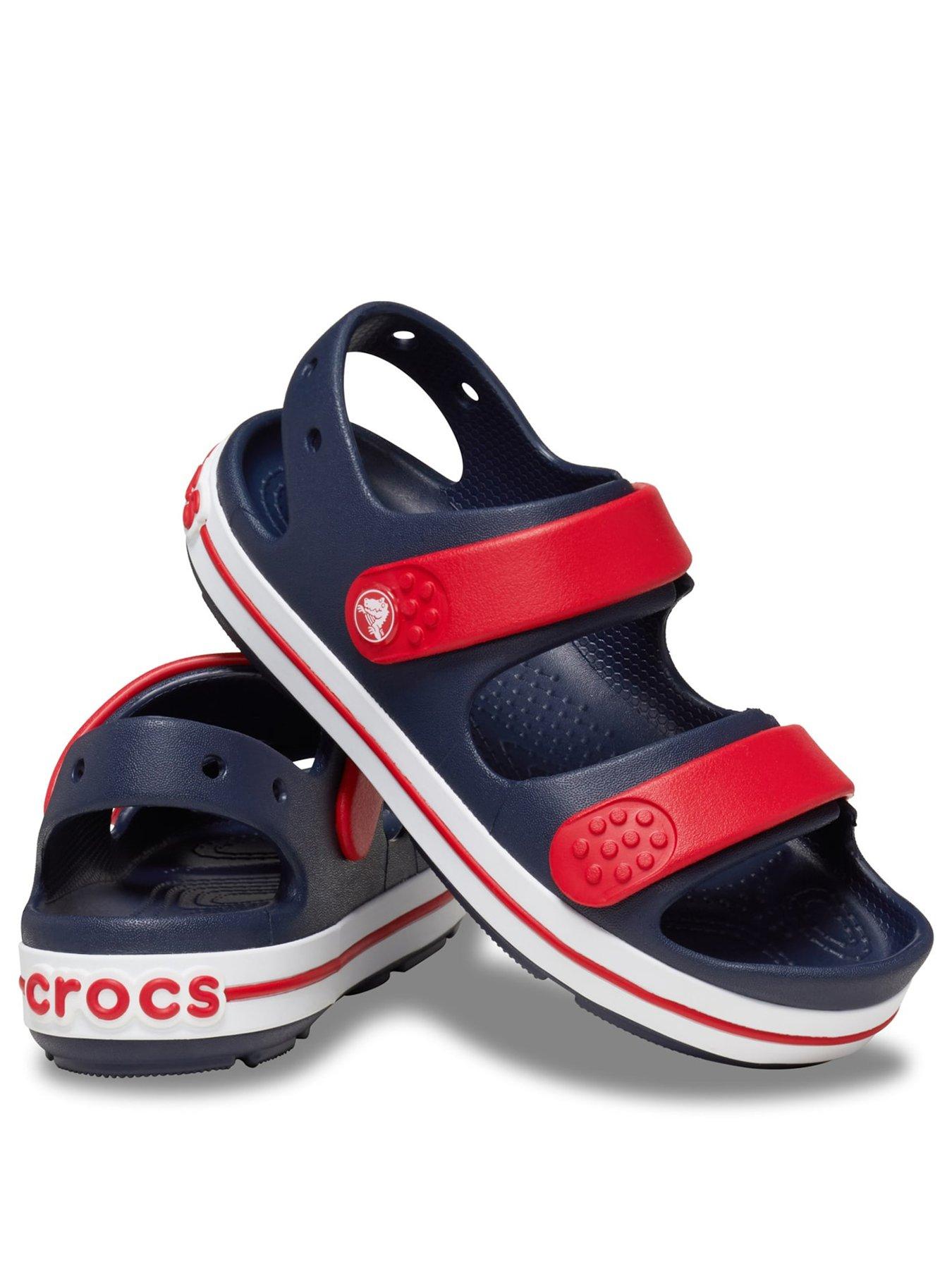 Image 2 of 5 of Crocs Toddler Crocband Cruiser Sandal - Navy/red