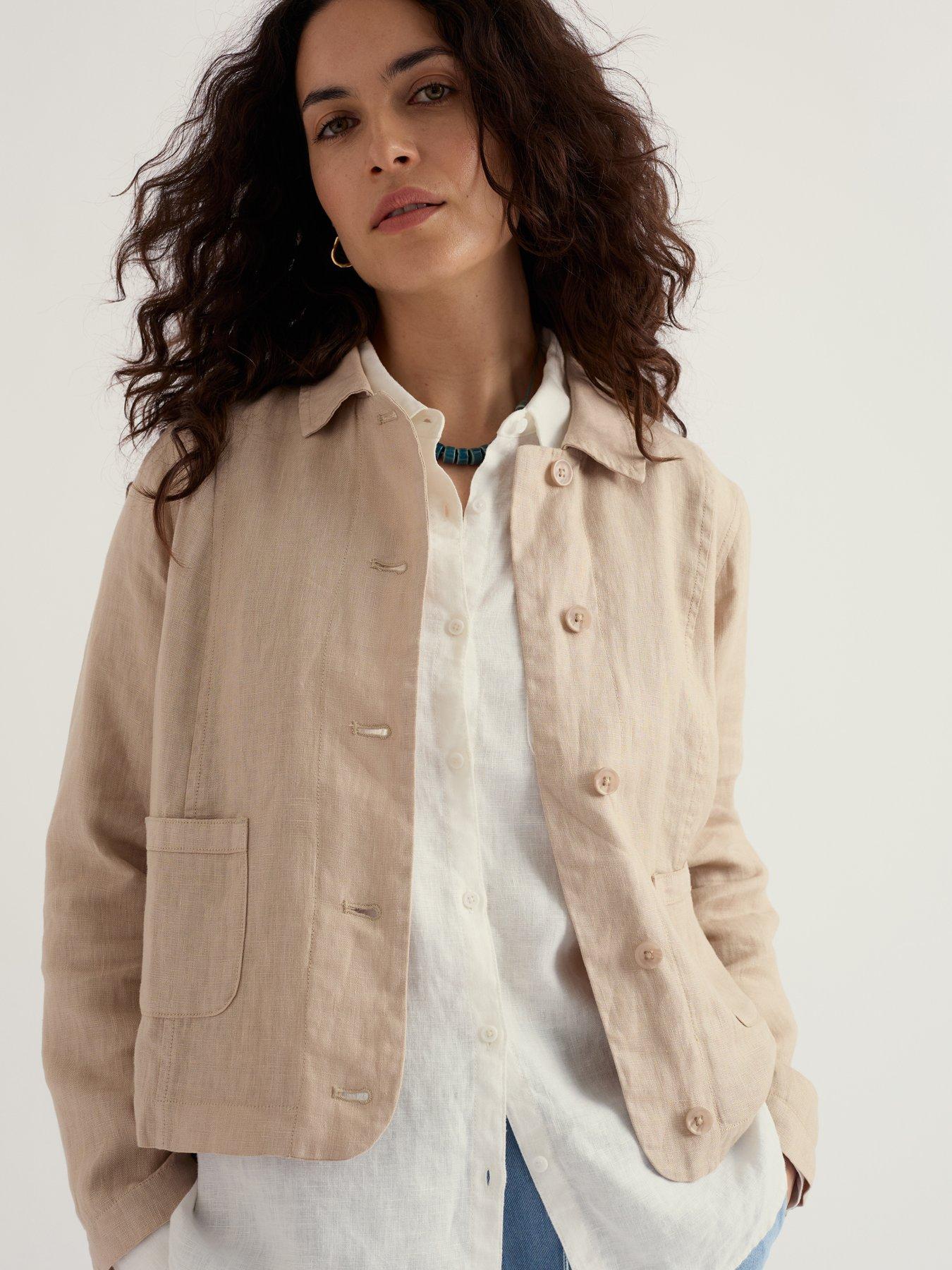 Seasalt Cornwall Arame Jacket, Whelk, Size 16, Women