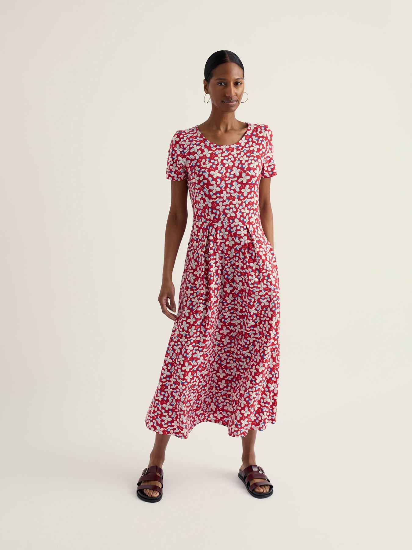Seasalt Women's Red Cornwall Veronica Dress Size 10 - Image 2