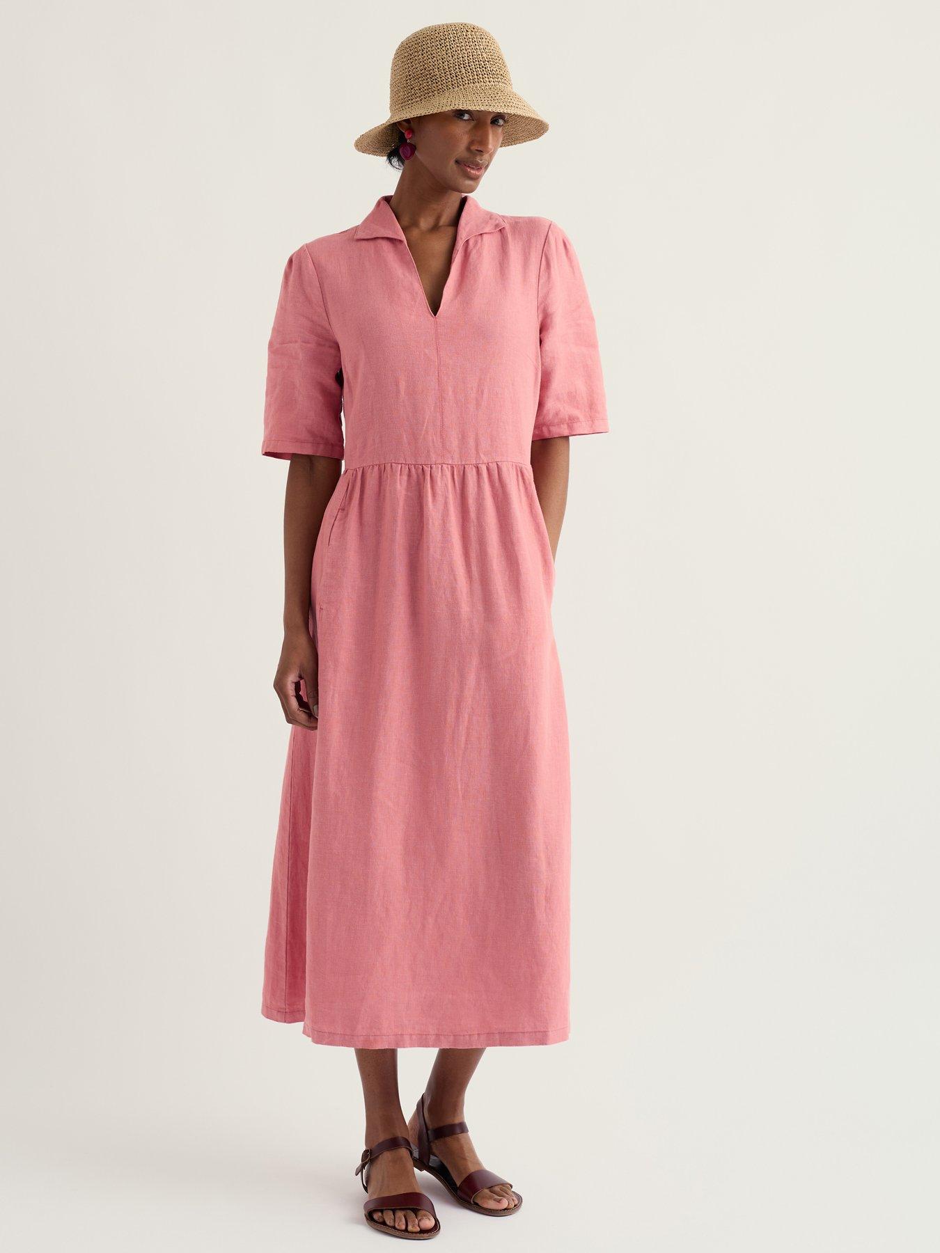 Image 3 of 5 of Seasalt Cornwall Fen Violet Dress Wild Rose