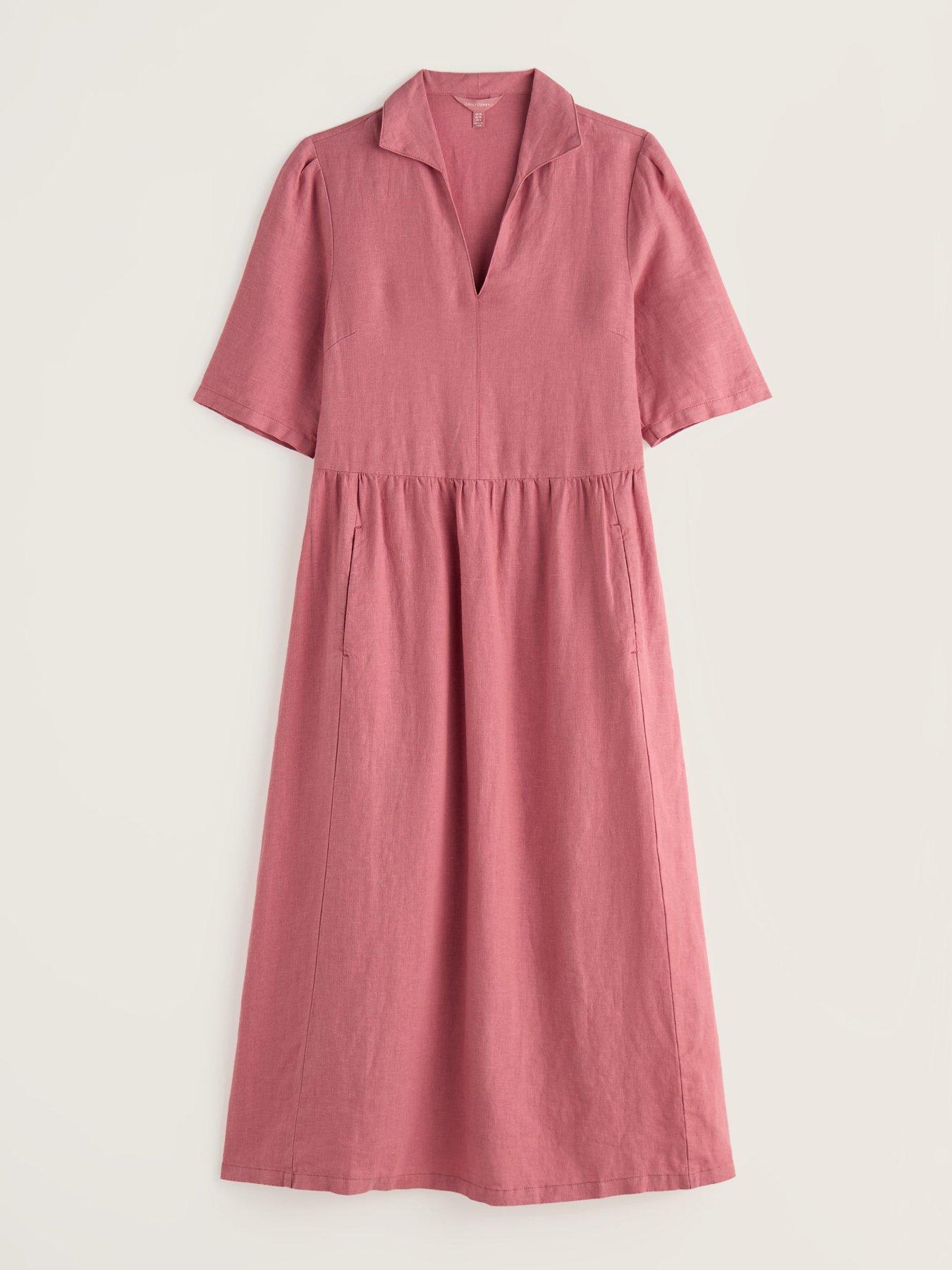Image 4 of 5 of Seasalt Cornwall Fen Violet Dress Wild Rose