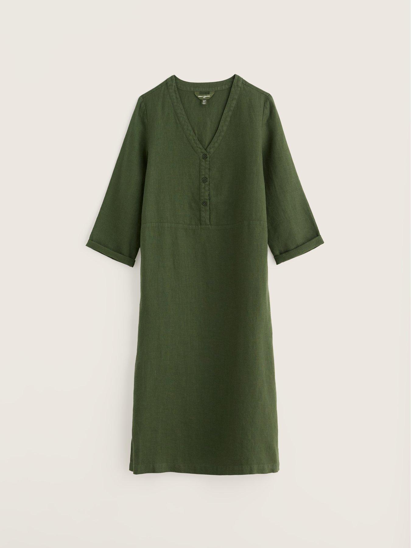 Image 4 of 5 of Seasalt Cornwall Dew Drop Dress Hosta - Multi