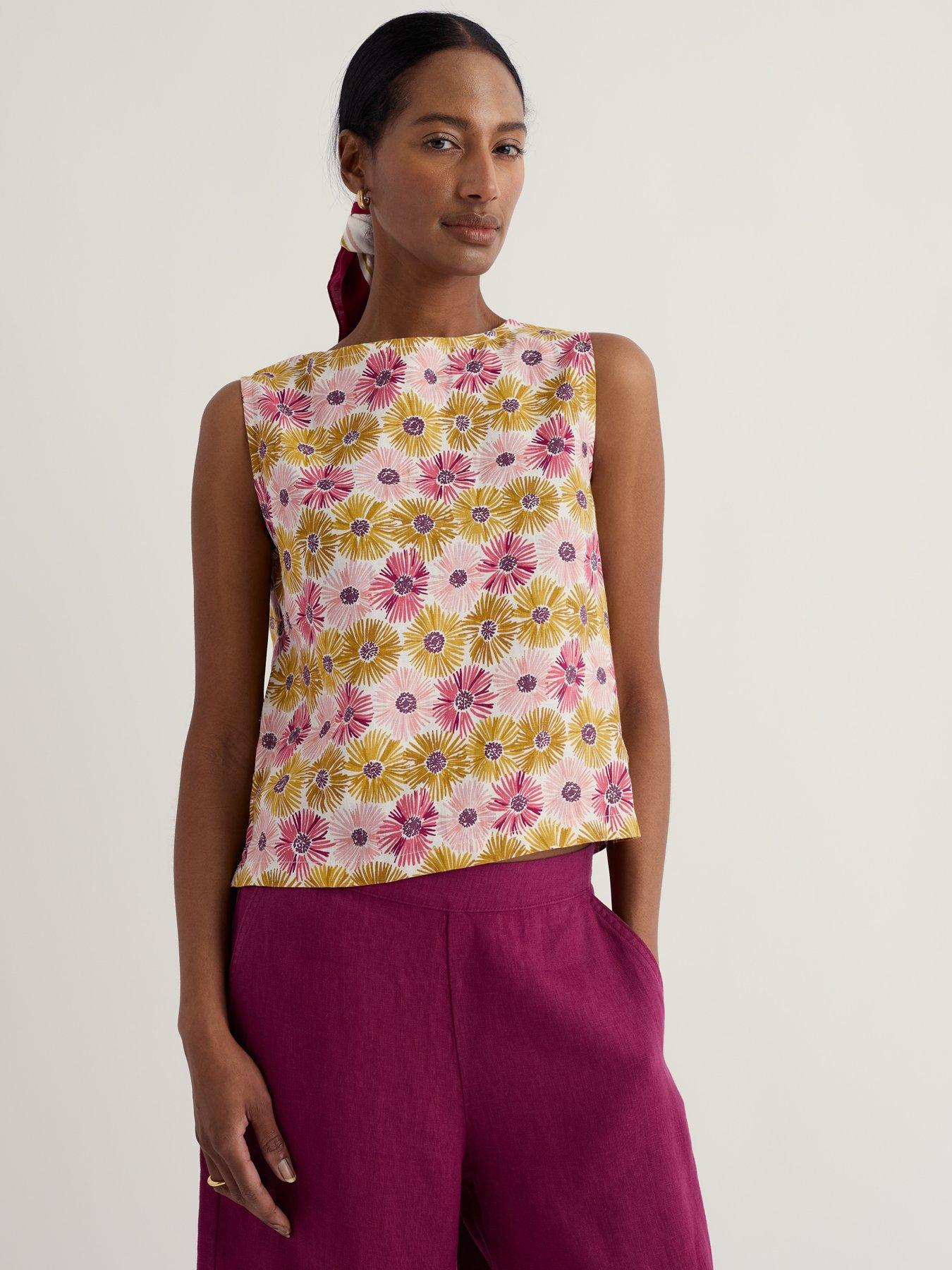 Seasalt Cornwall Colour Study Print Top
