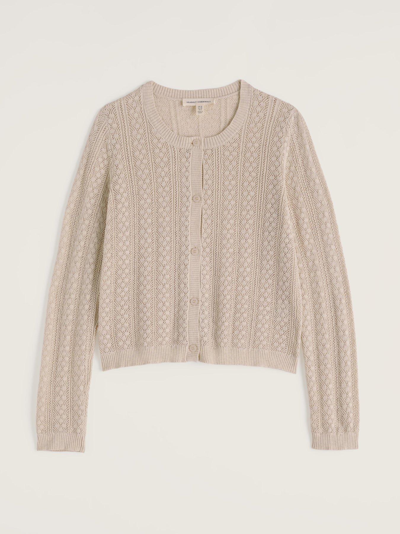 Image 4 of 5 of Seasalt Cornwall Willowing Cardigan - Chalk