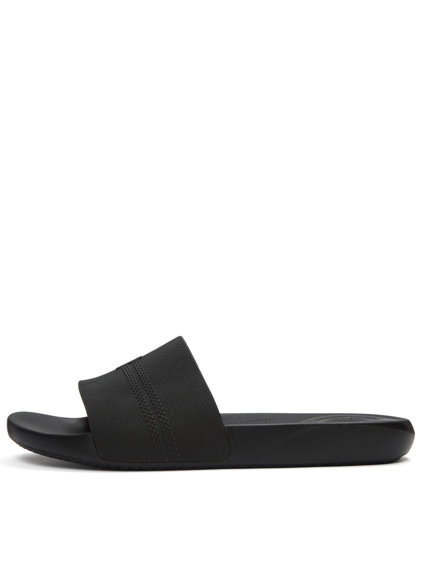 FitFlop Pool Slides, Black, Size 11, Men